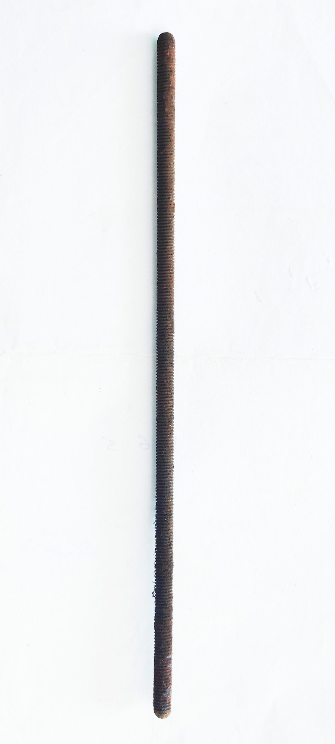 A rusty metallic rod