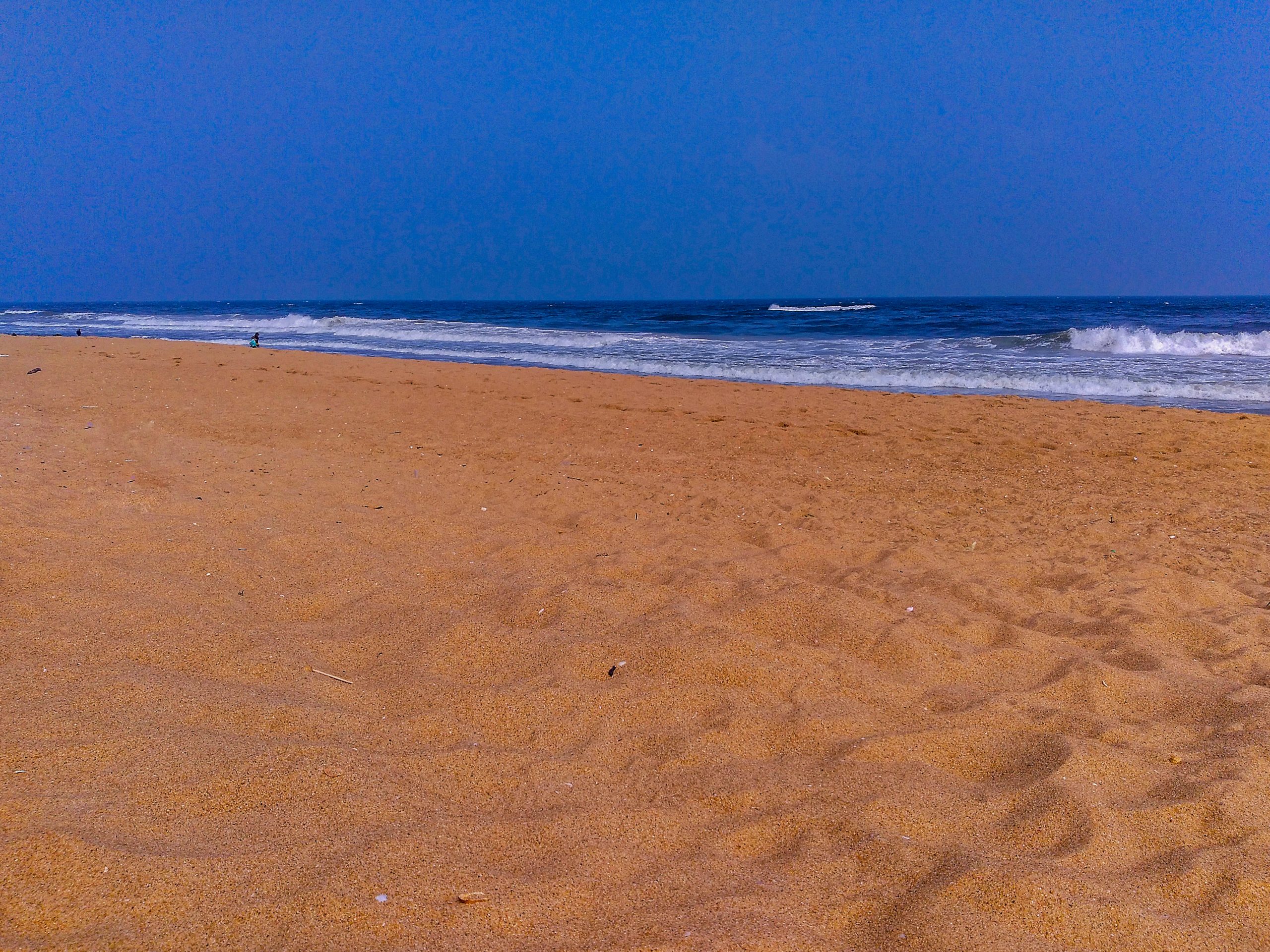 Sand of Marina beach in Chennai