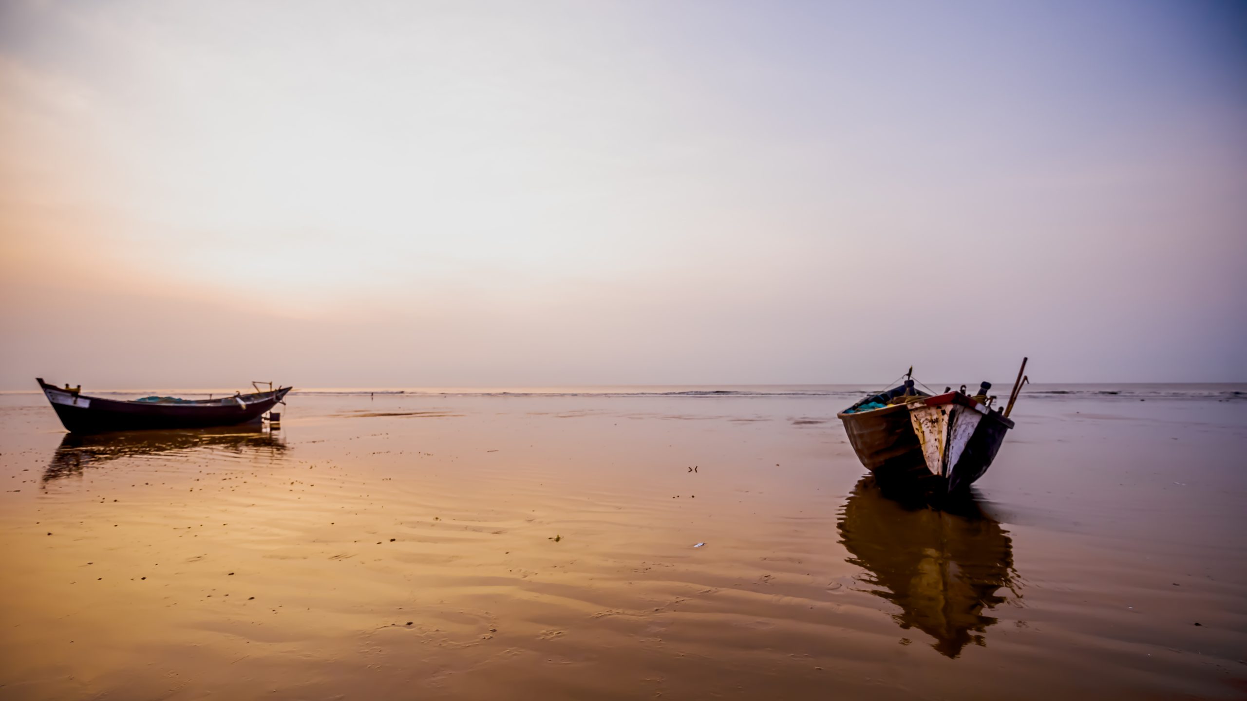 Sunrise in Mandarmani Beach, India