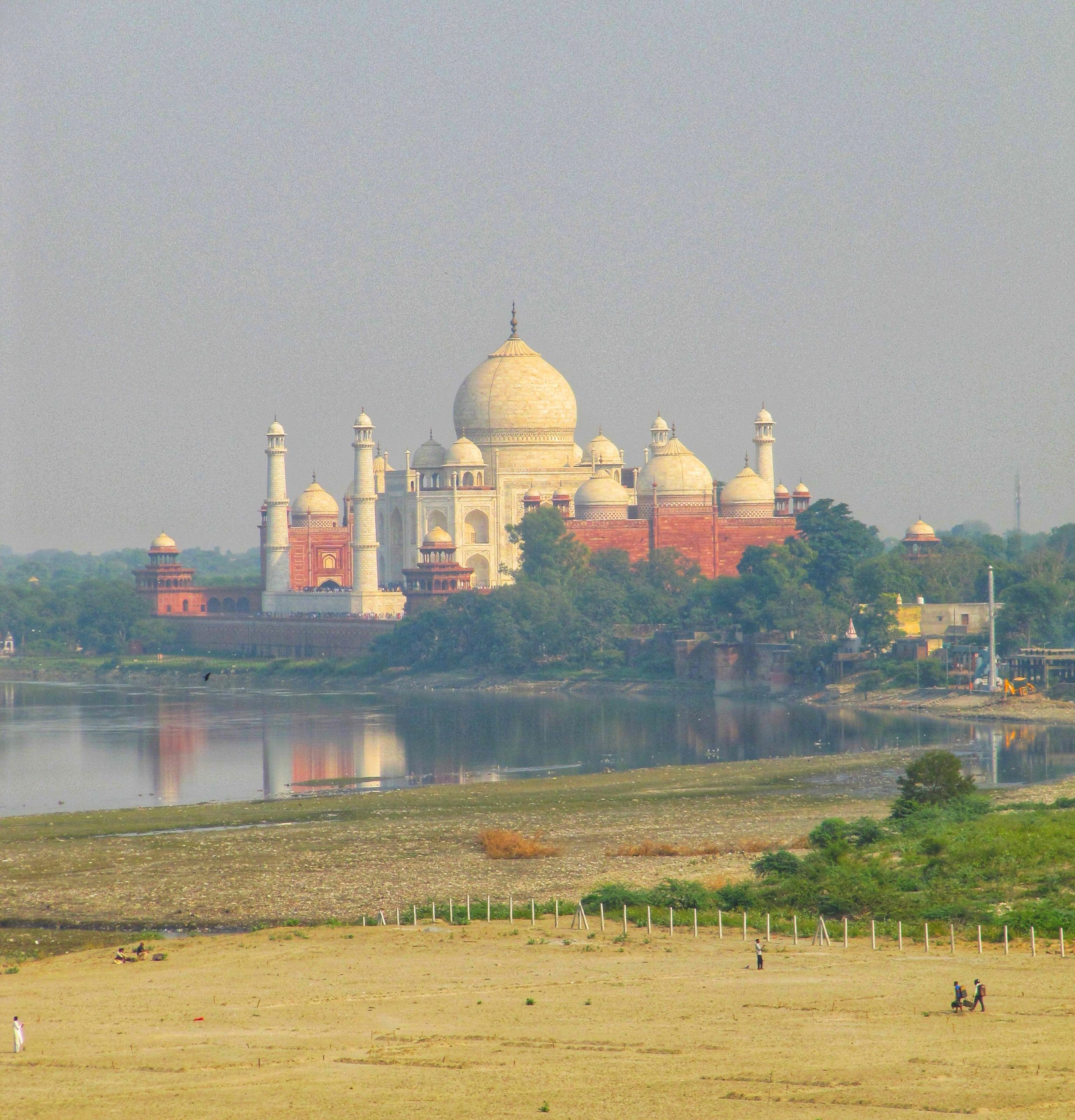 Taj Mahal landscape