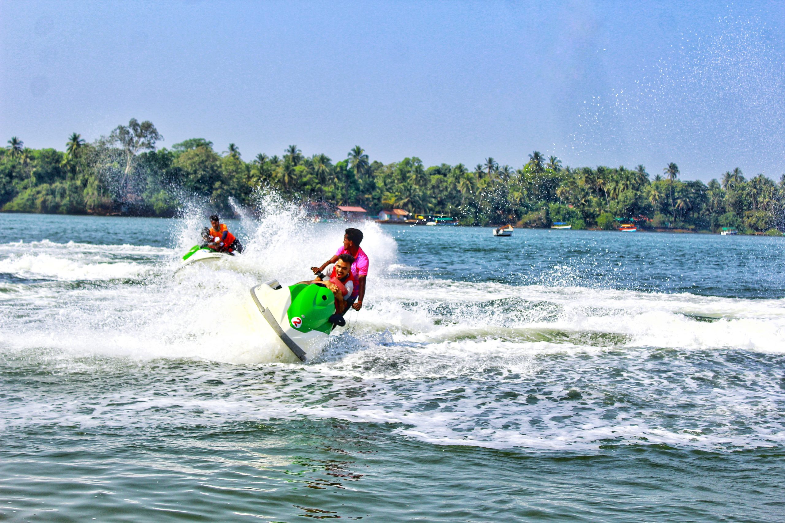 Water sporting in Sea