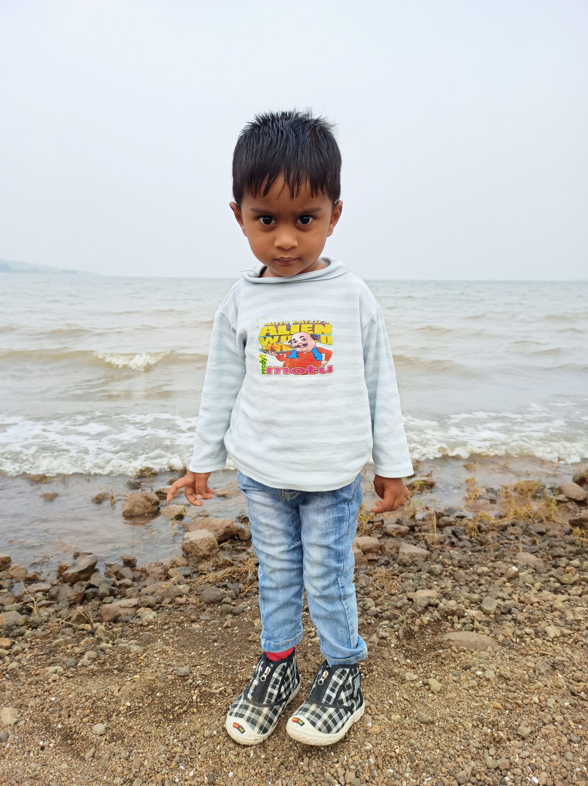 Kid on beach