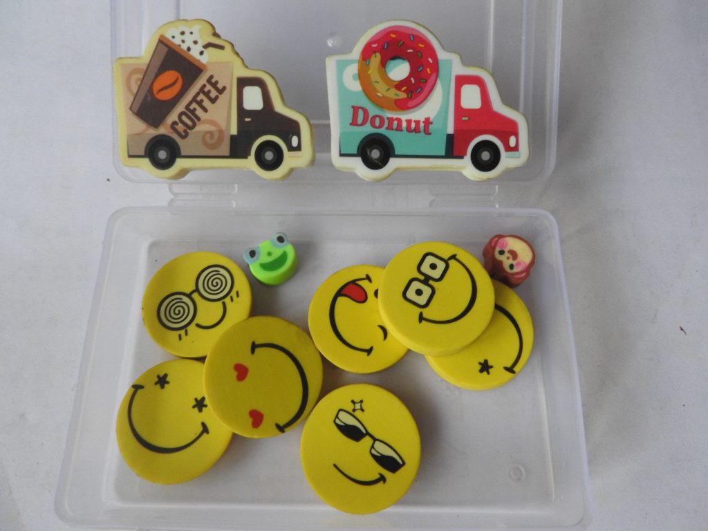 Emoji faces Erasers PixaHive