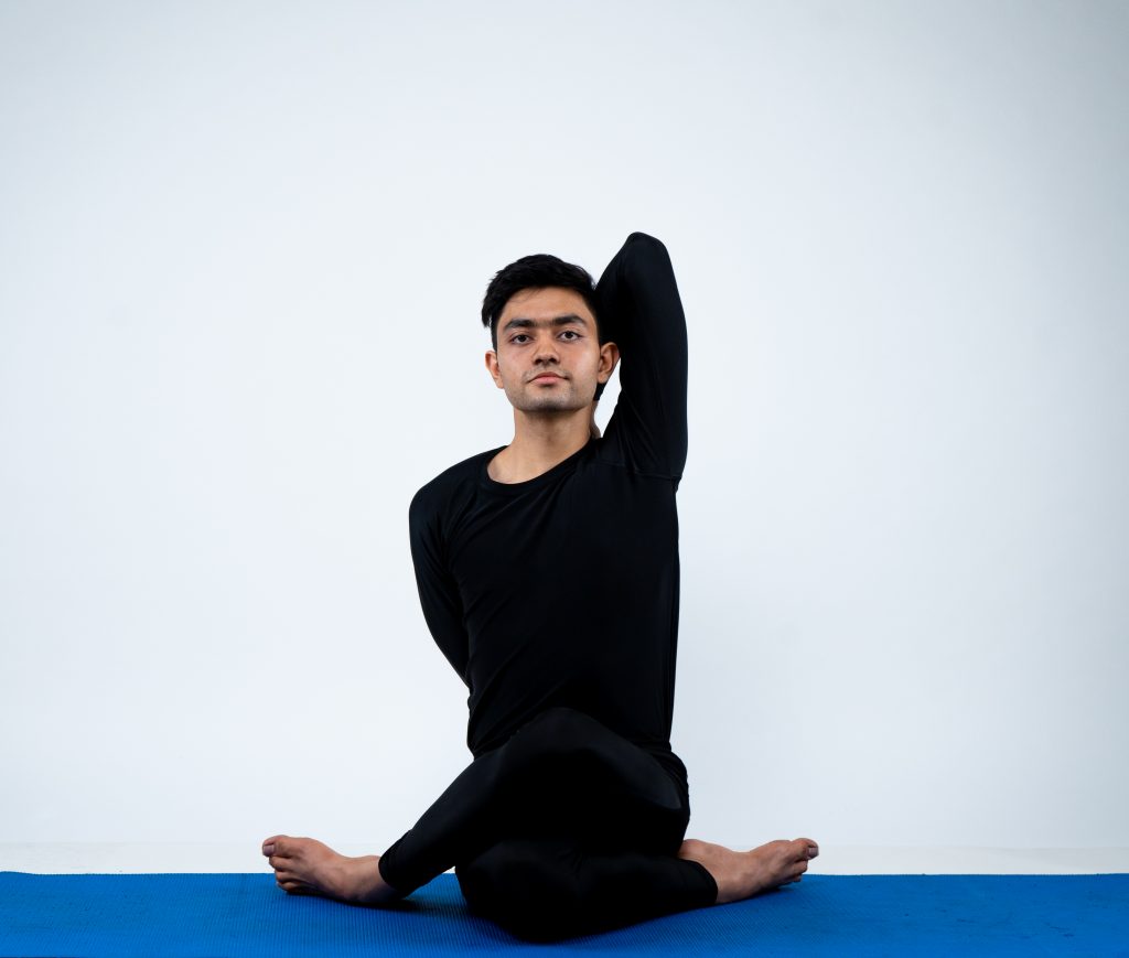 Gomukhasana (Cow Face Pose) - PixaHive