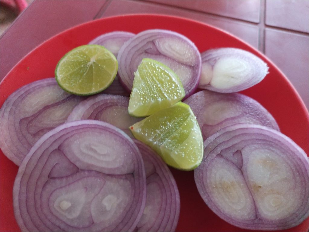Lemon pieces with onions PixaHive