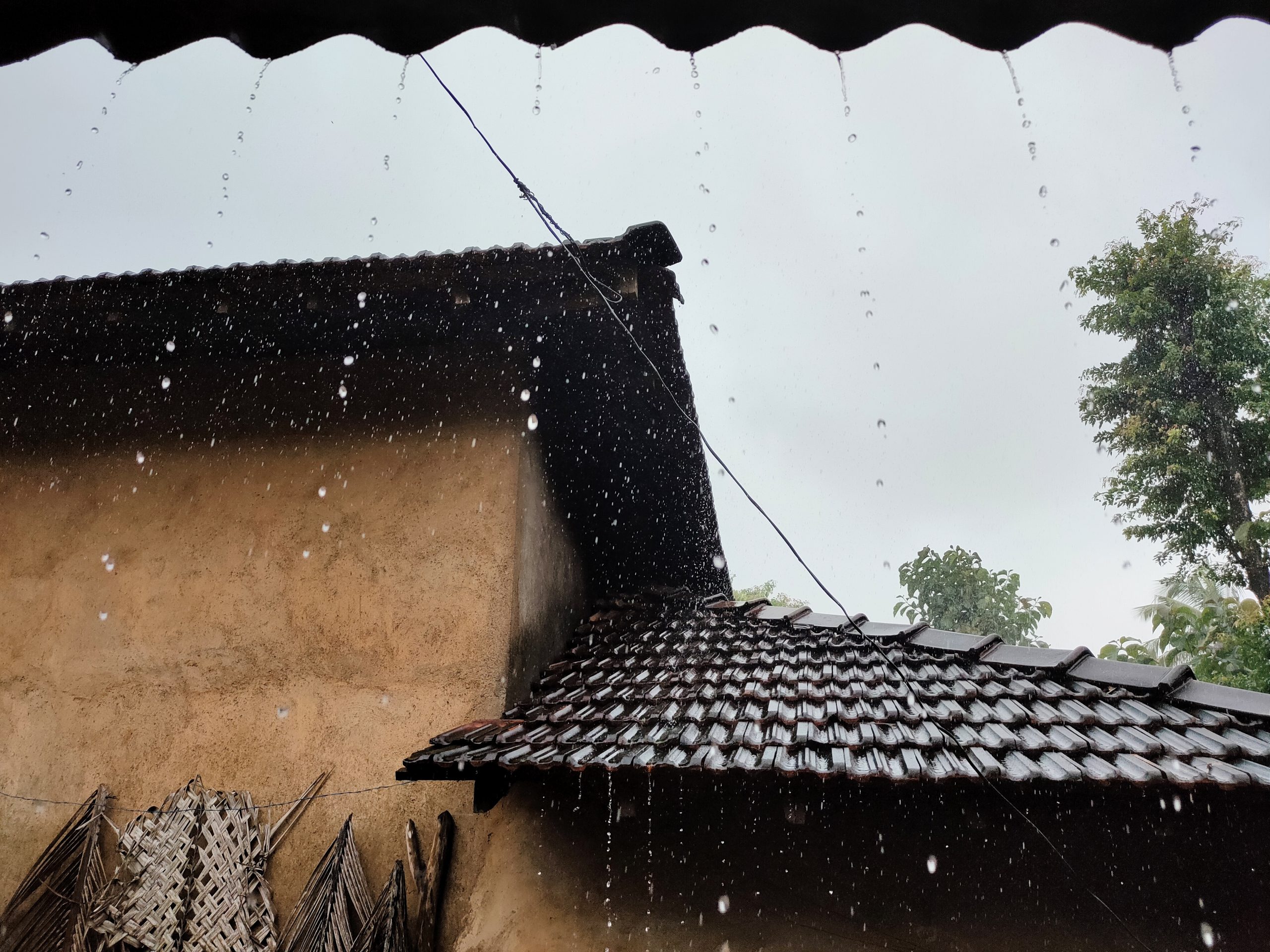 Rain in the village