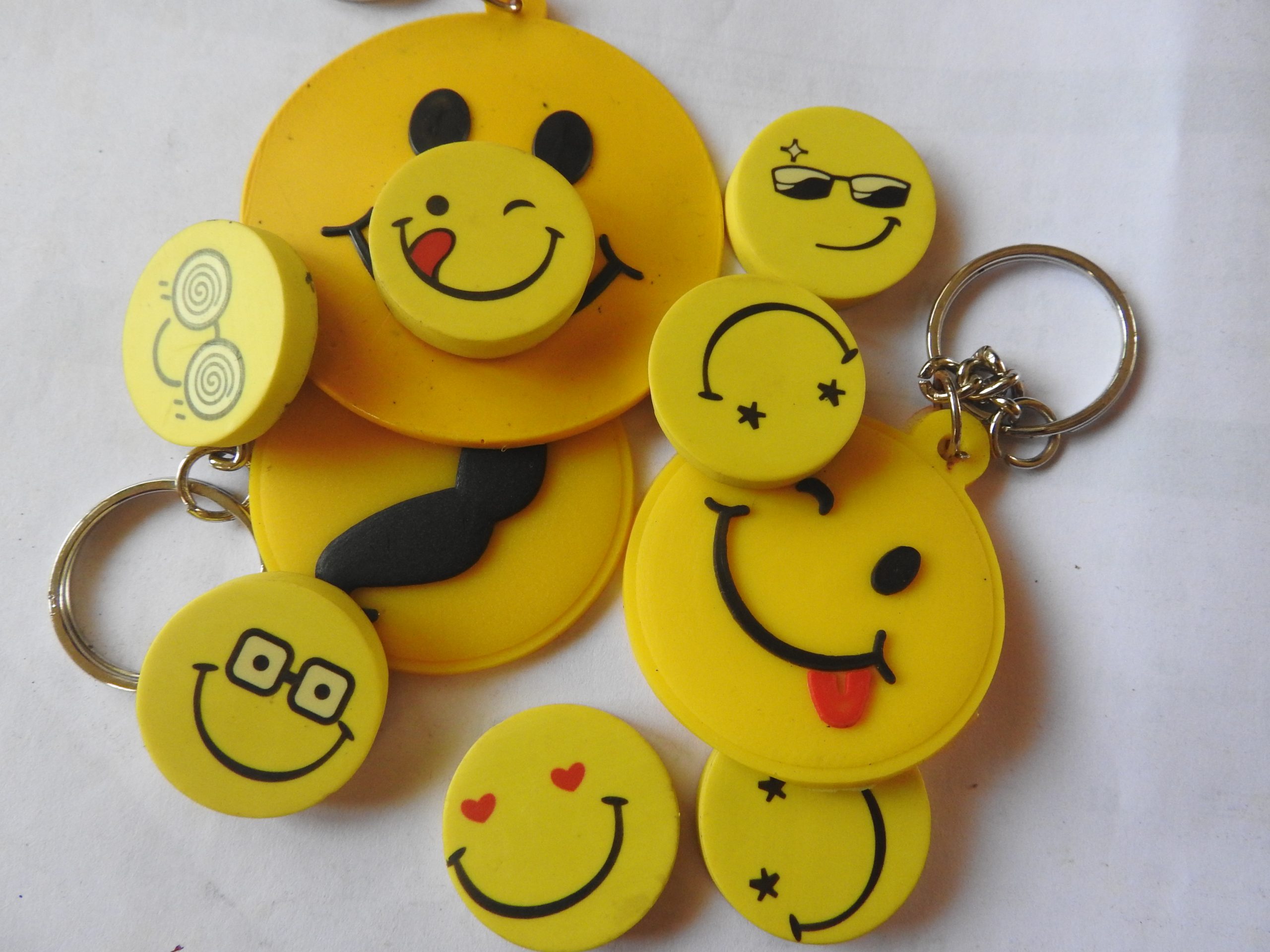 Emoji key rings