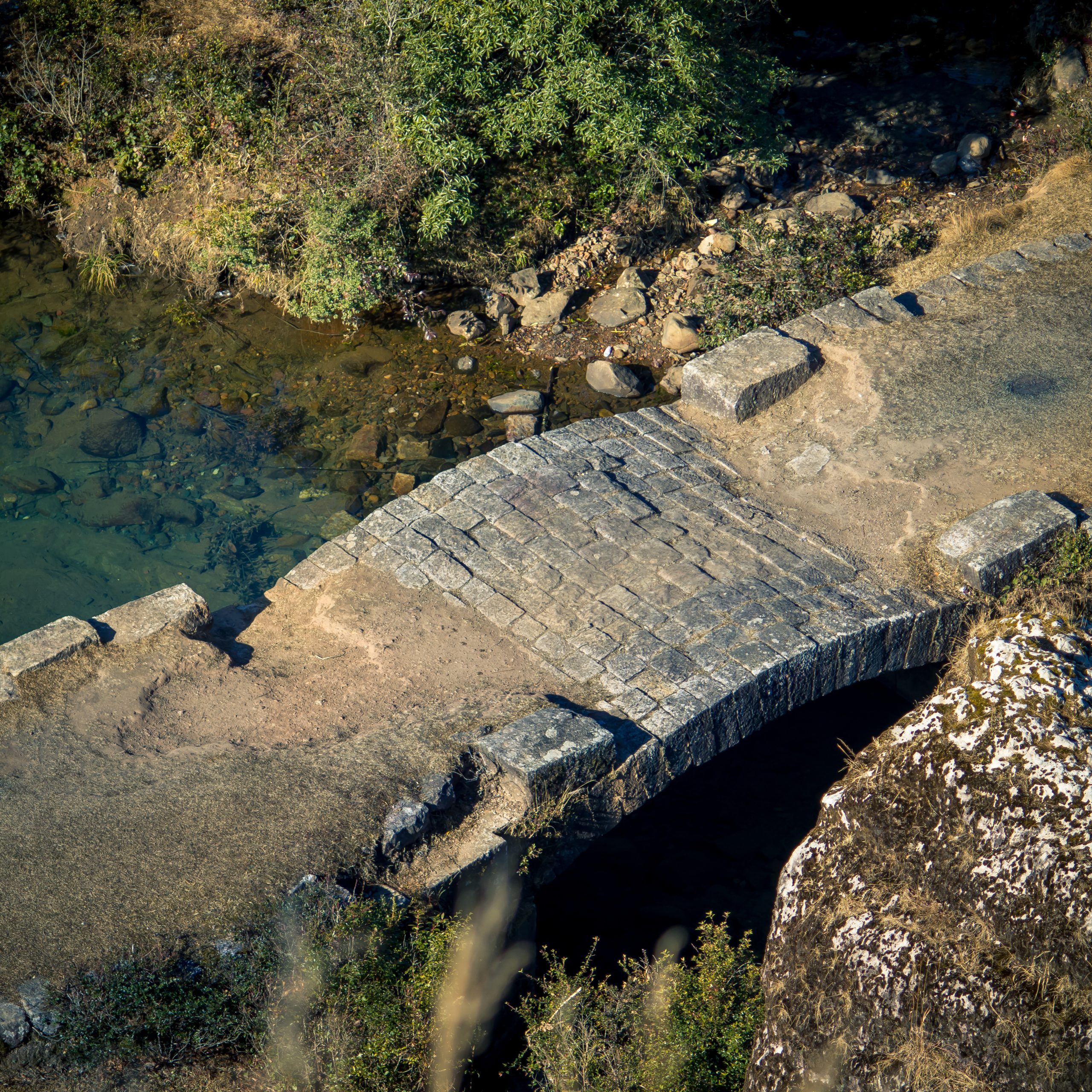 A footbridge