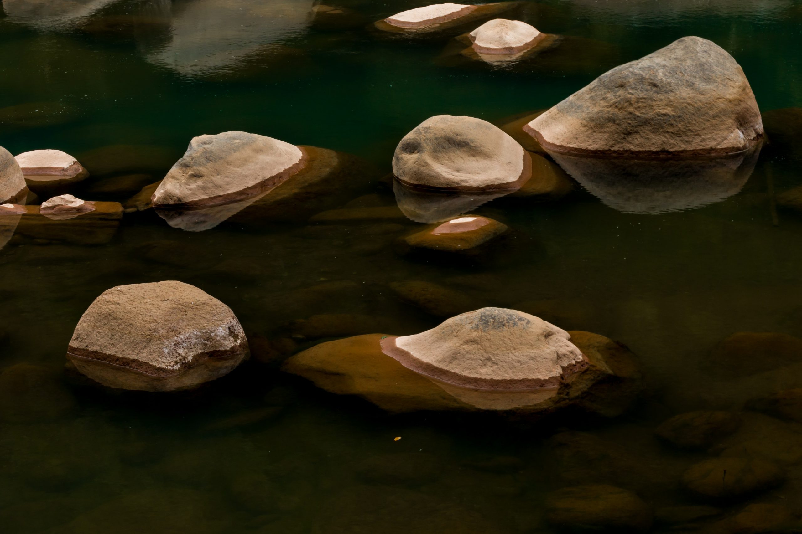 Stones in the river