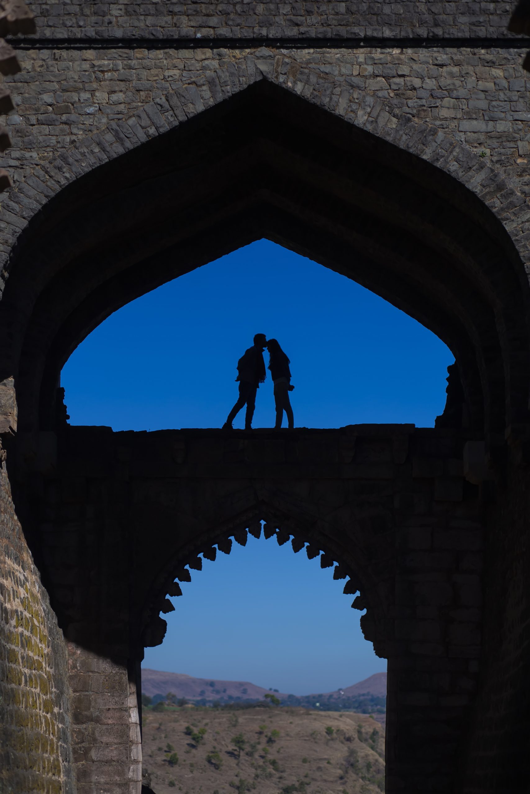 couple in the dark