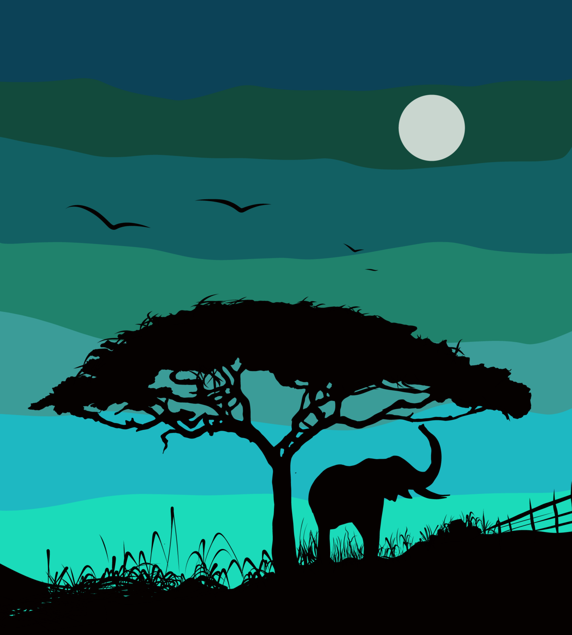 Wildlife illustration