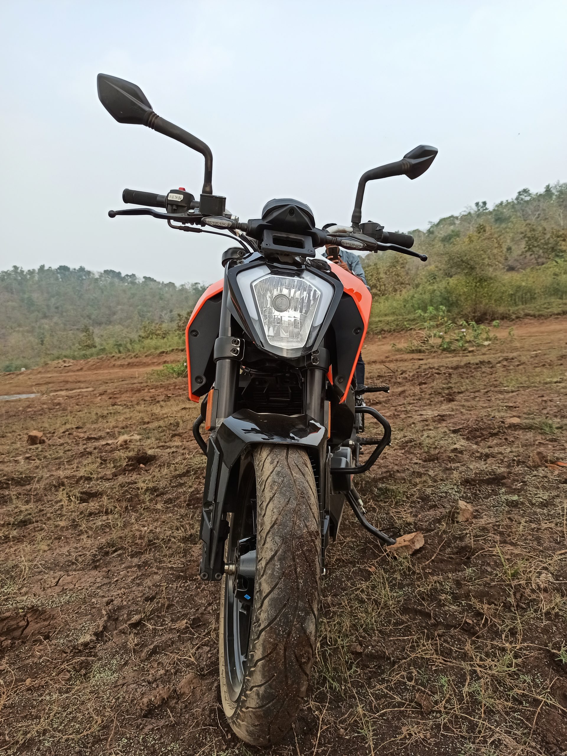 A KTM Duke bike