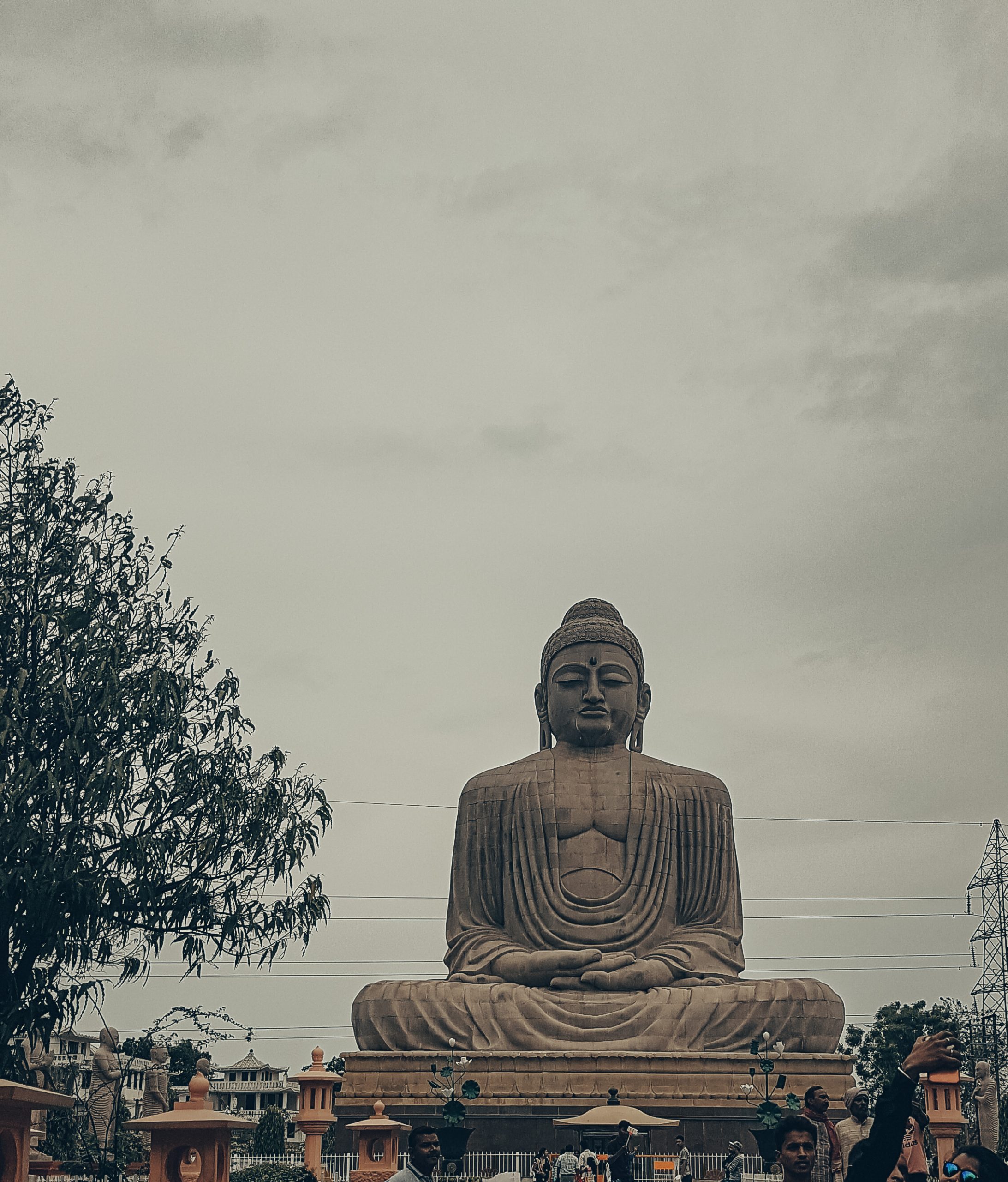 A giant Buddha statue