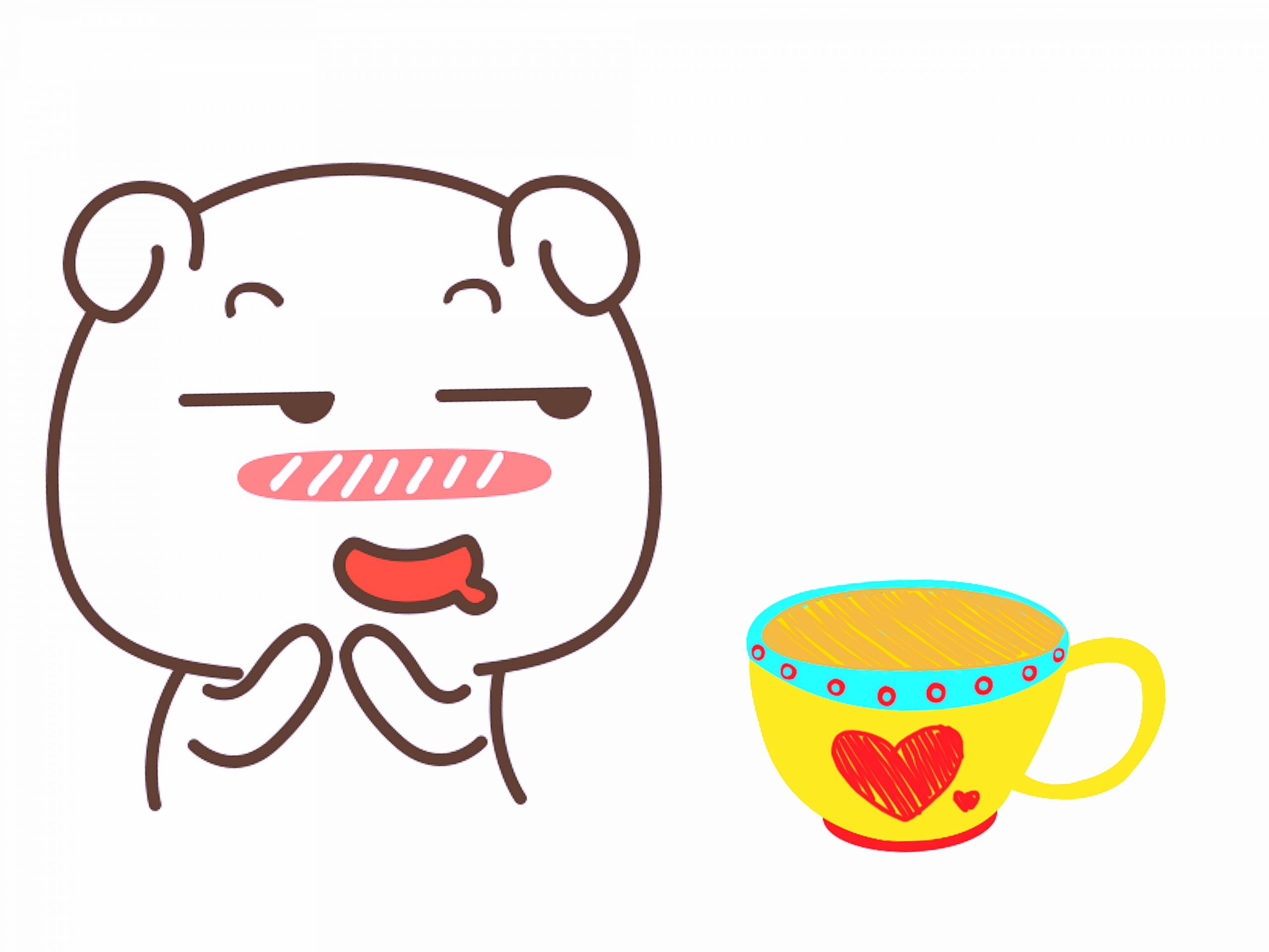 A tea cup illustration