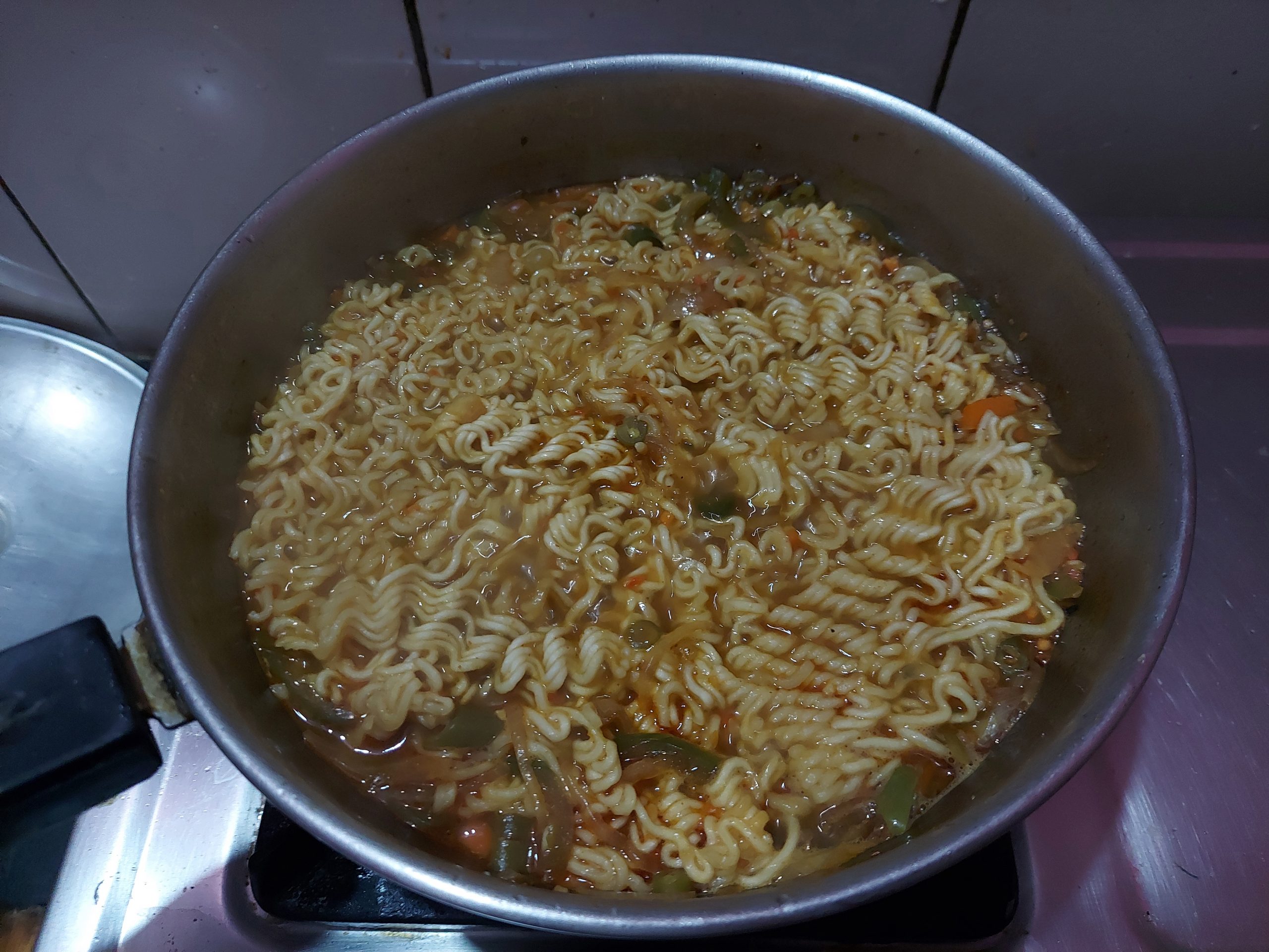 Cooking noodles