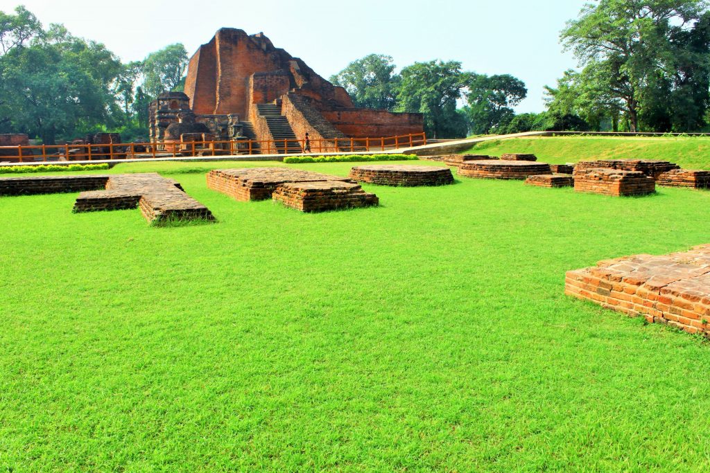 Demolished structure of Nalanda University in Bihar - PixaHive