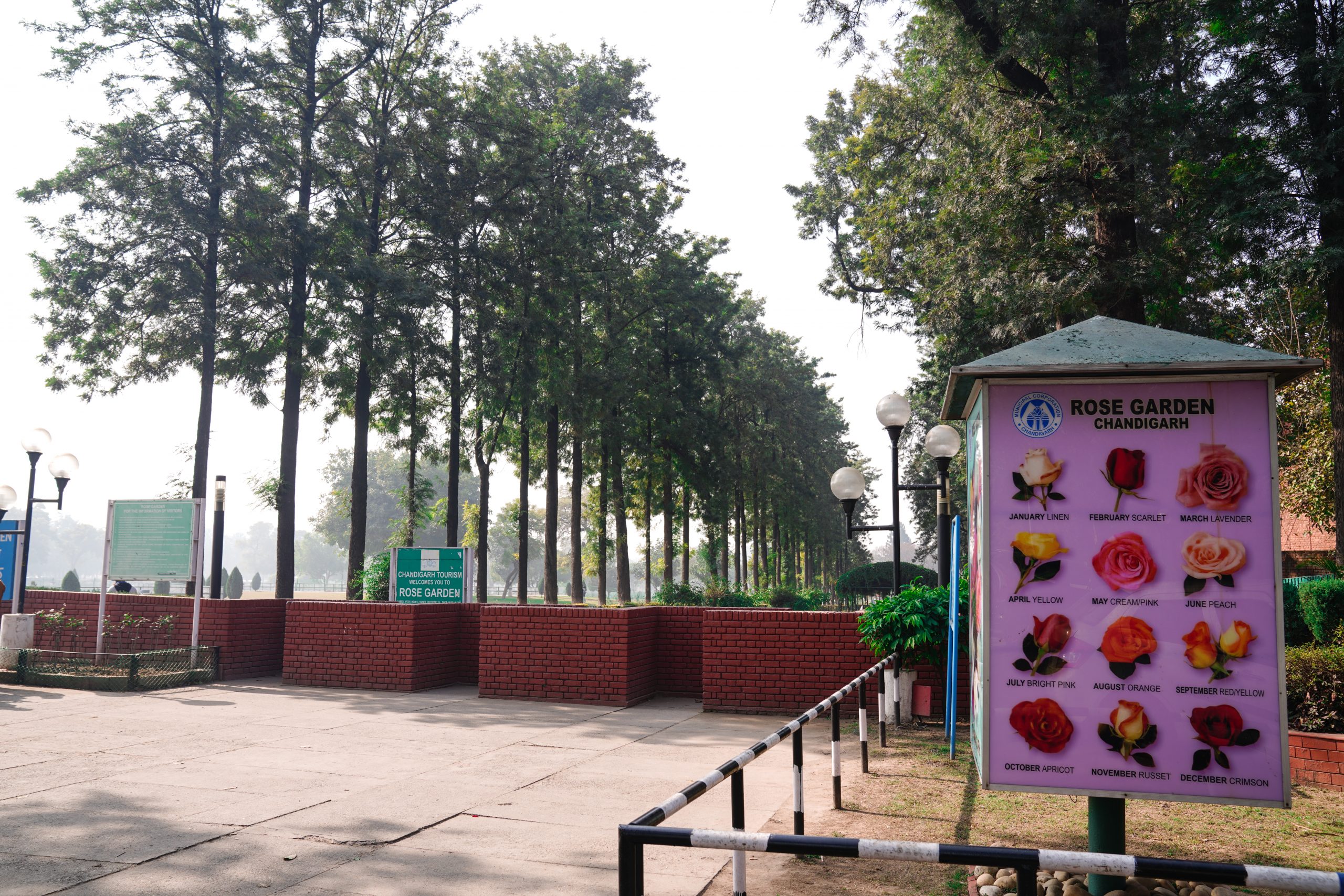 Entrance of Rose Garden in Chandigarh