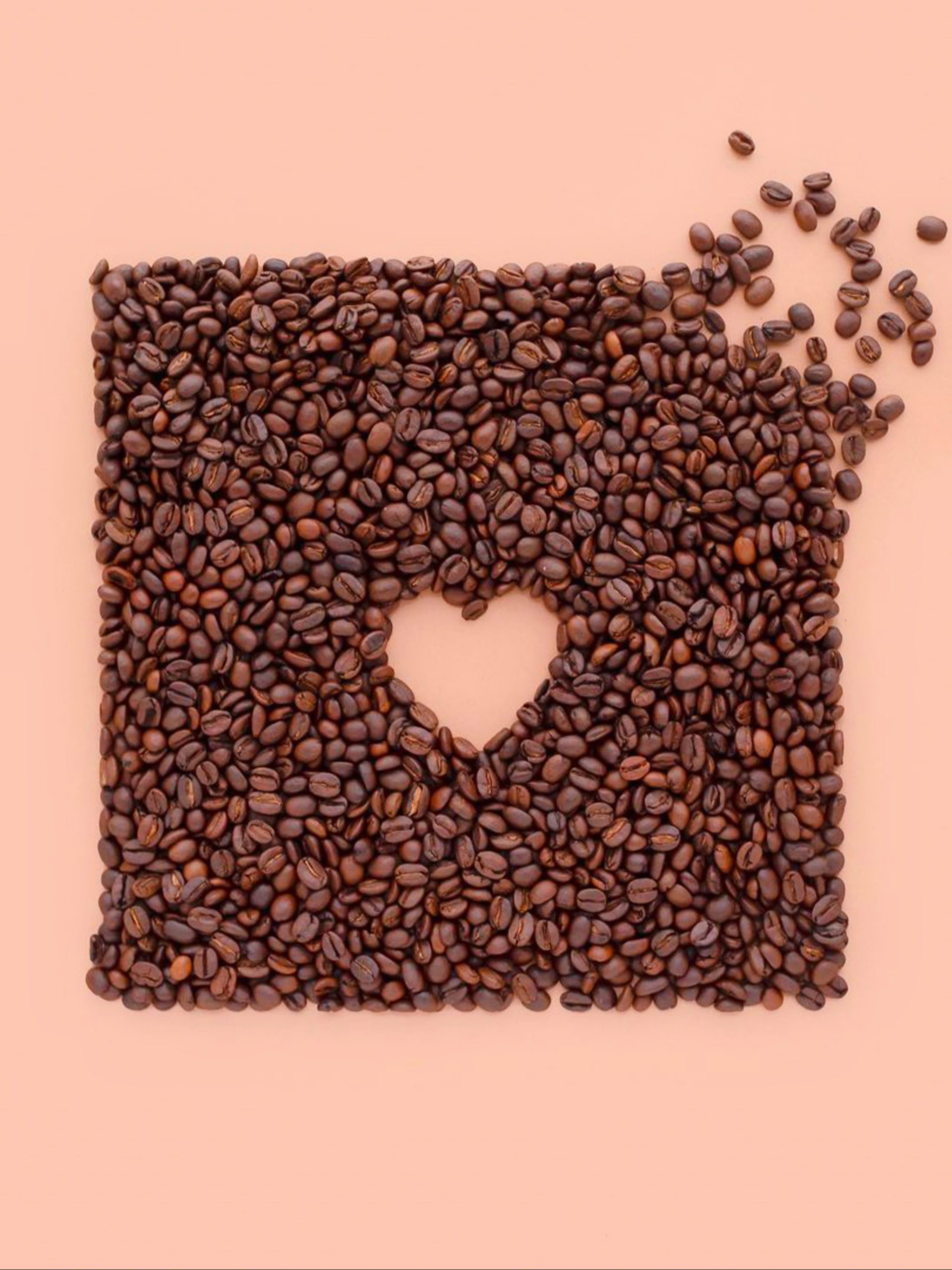 Heart shape in Coffee seeds