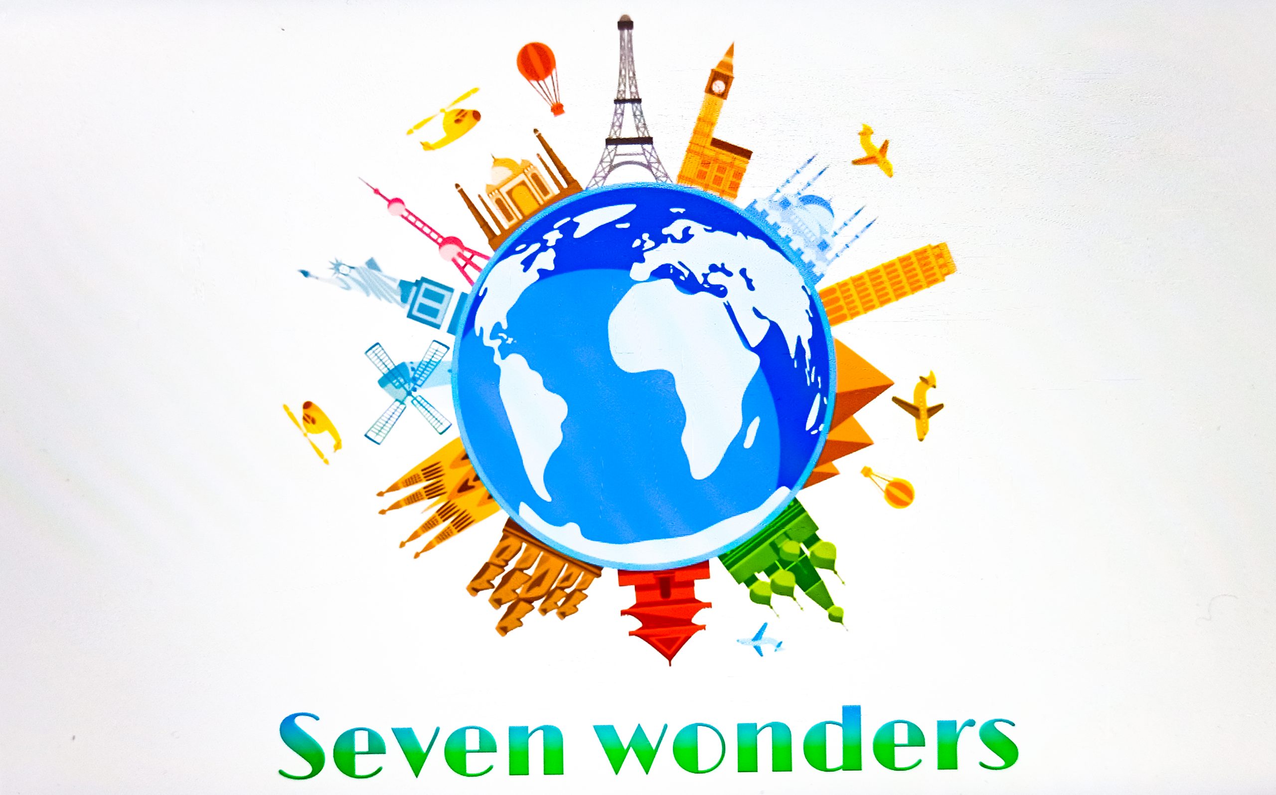 Seven Wonders Illustration