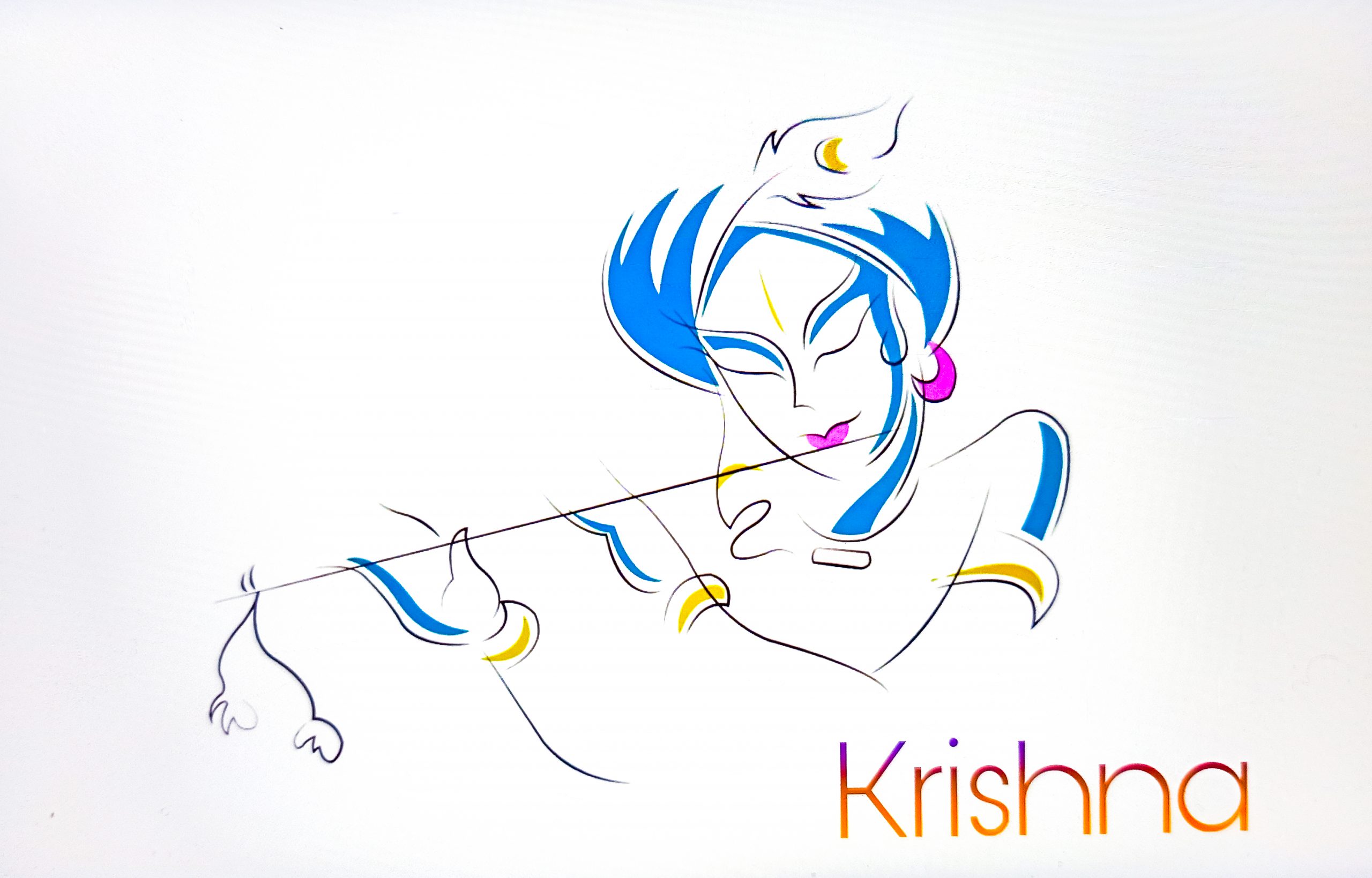 Lord Krishna illustration