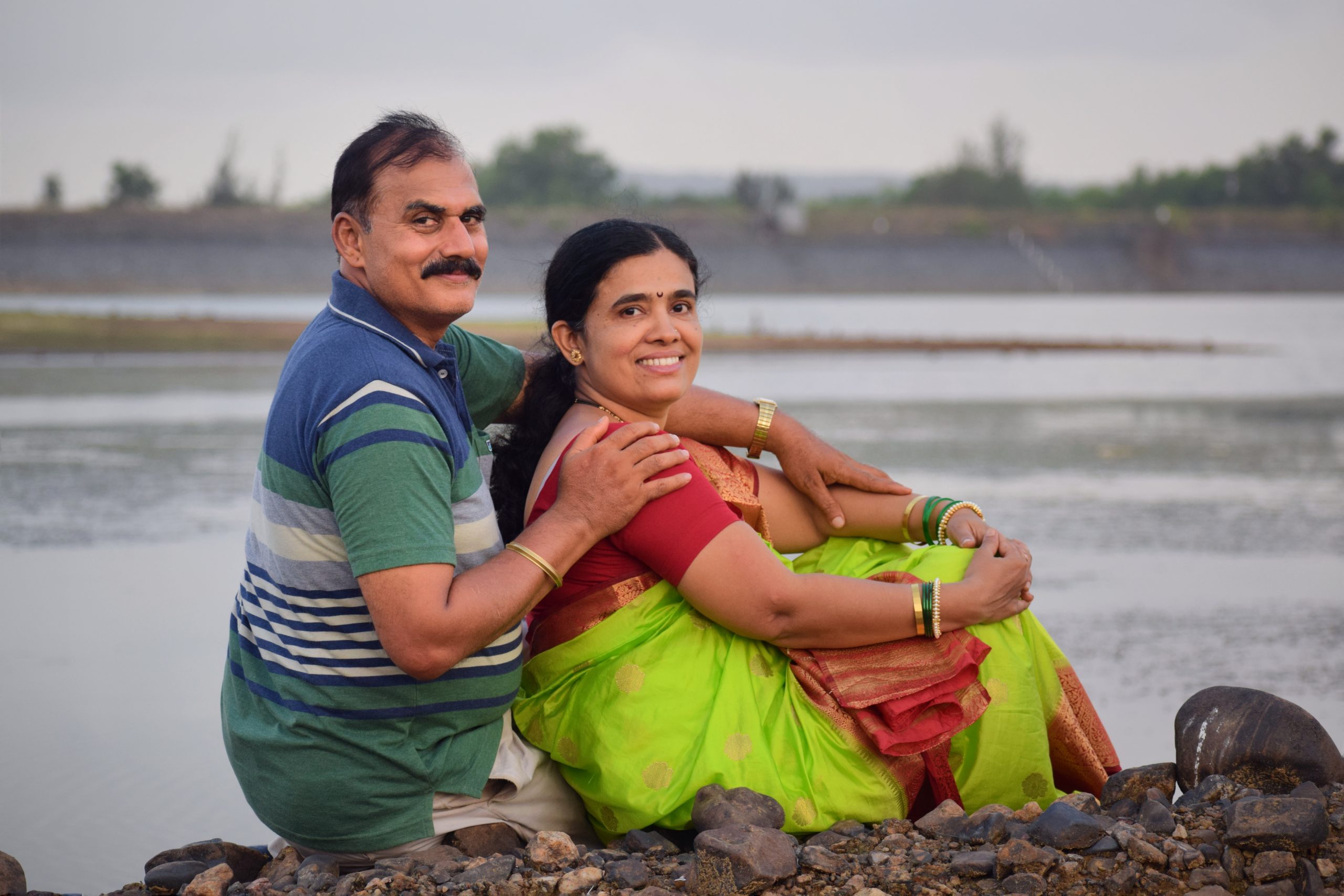 Indian mature couple