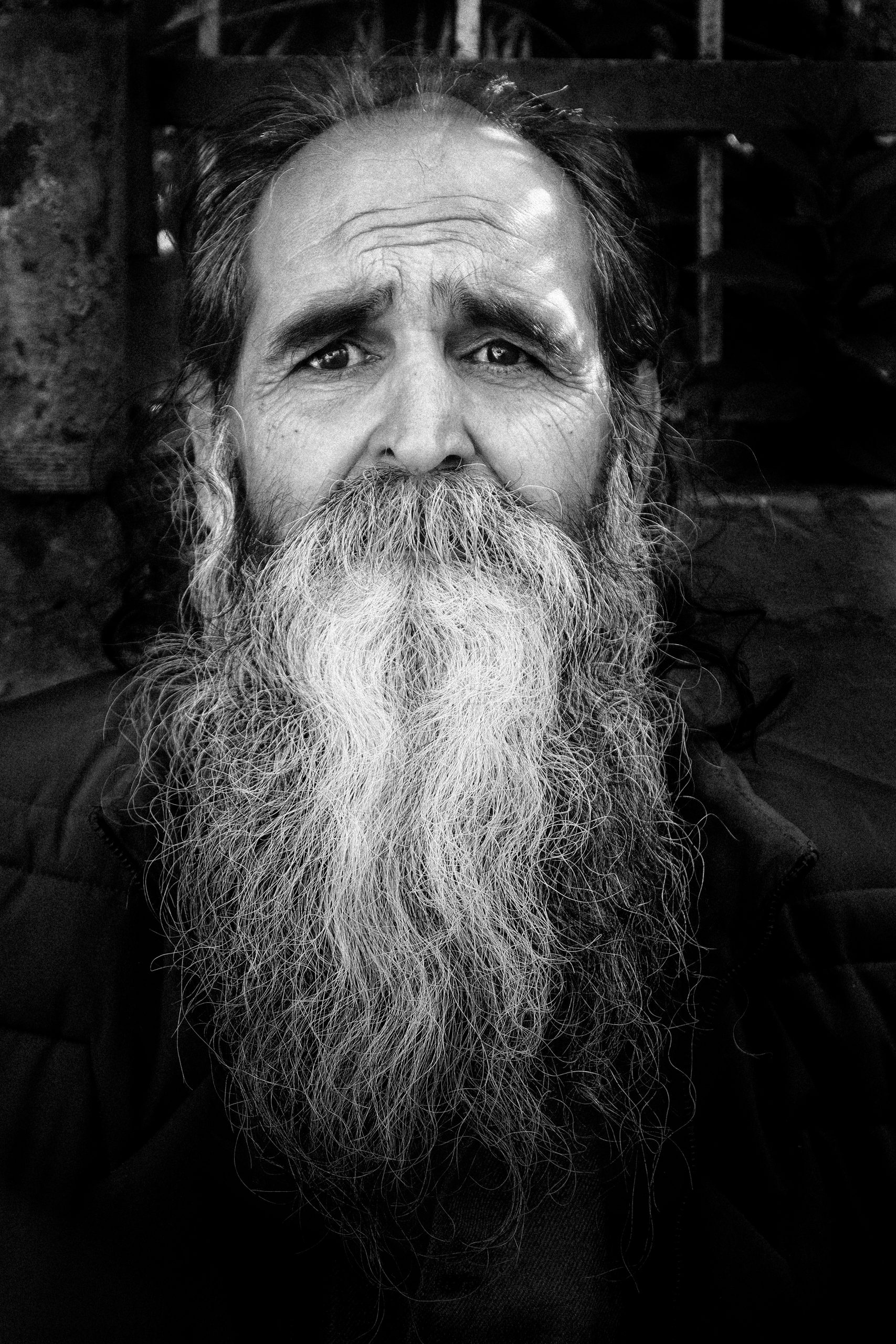 Old man with grey beard