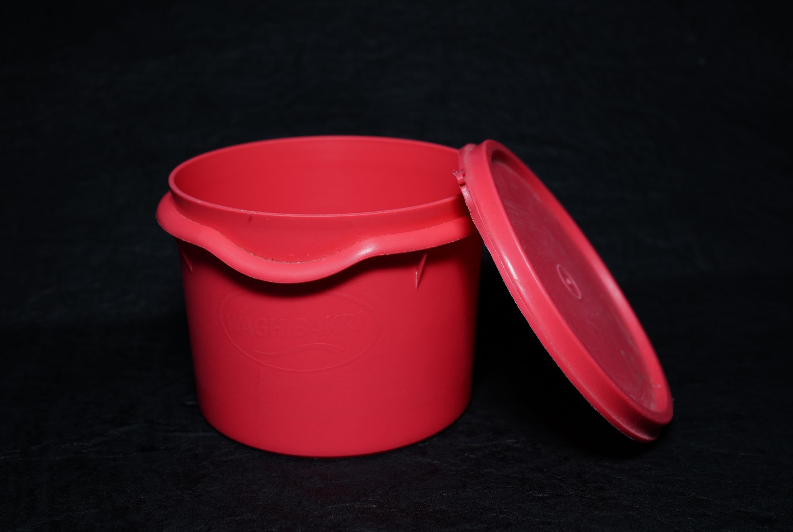 A red tiffin box