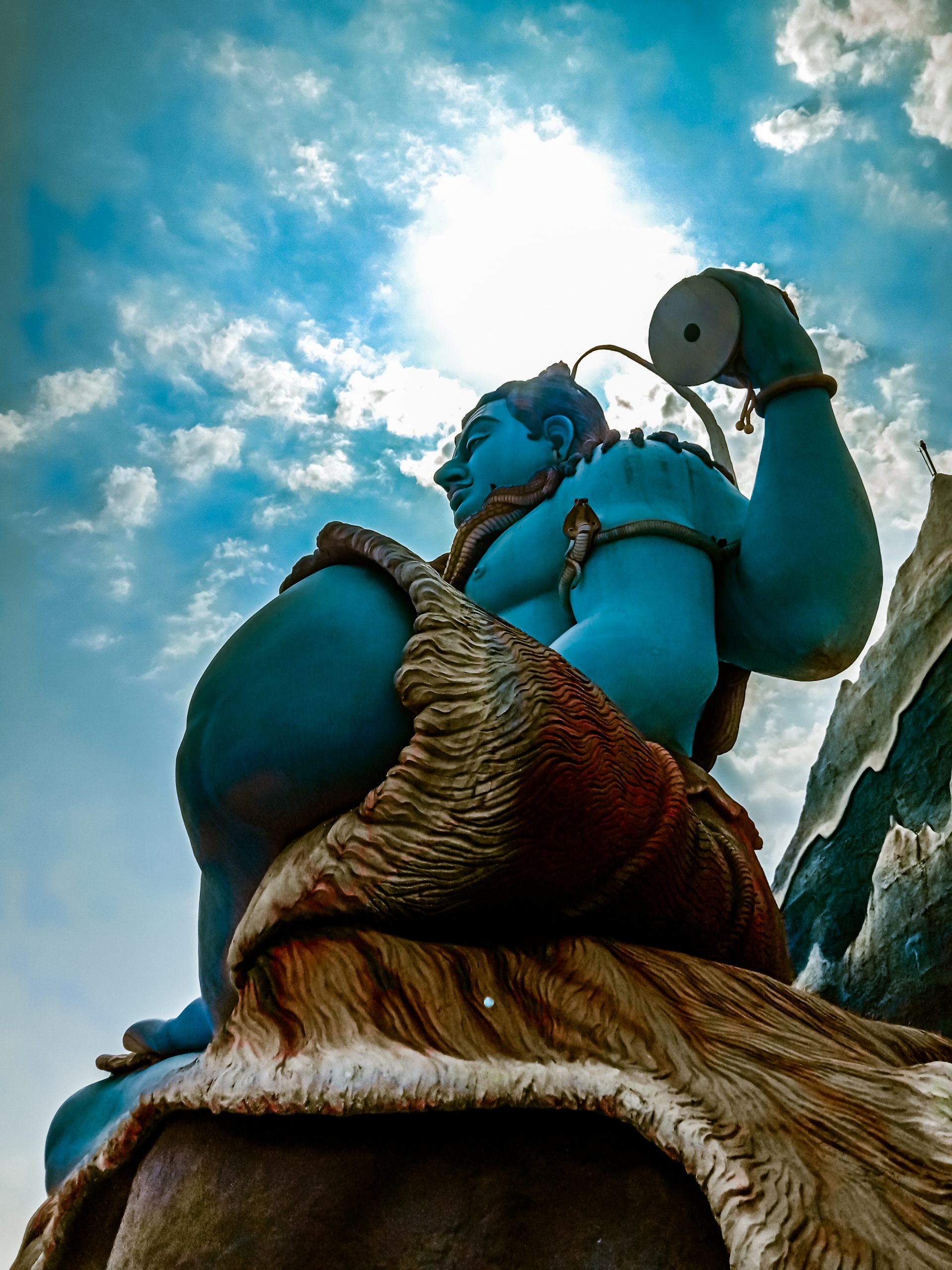 Huge statue of Lord Shiva