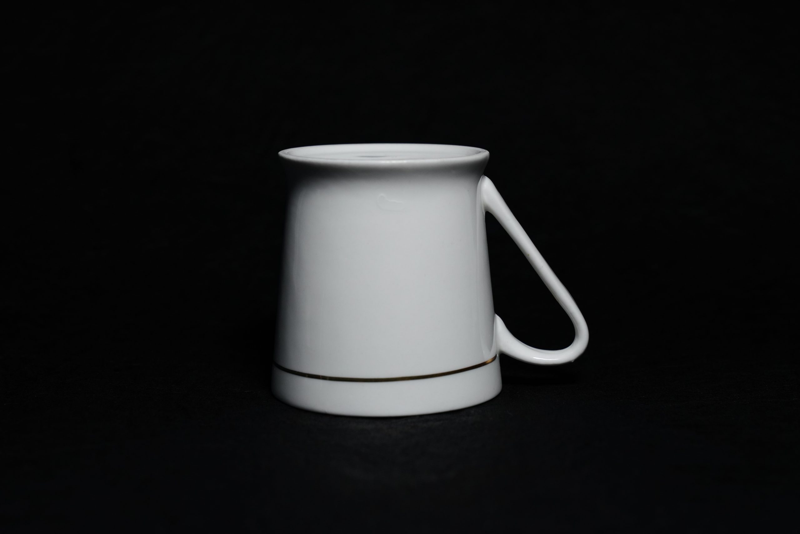 A white cup