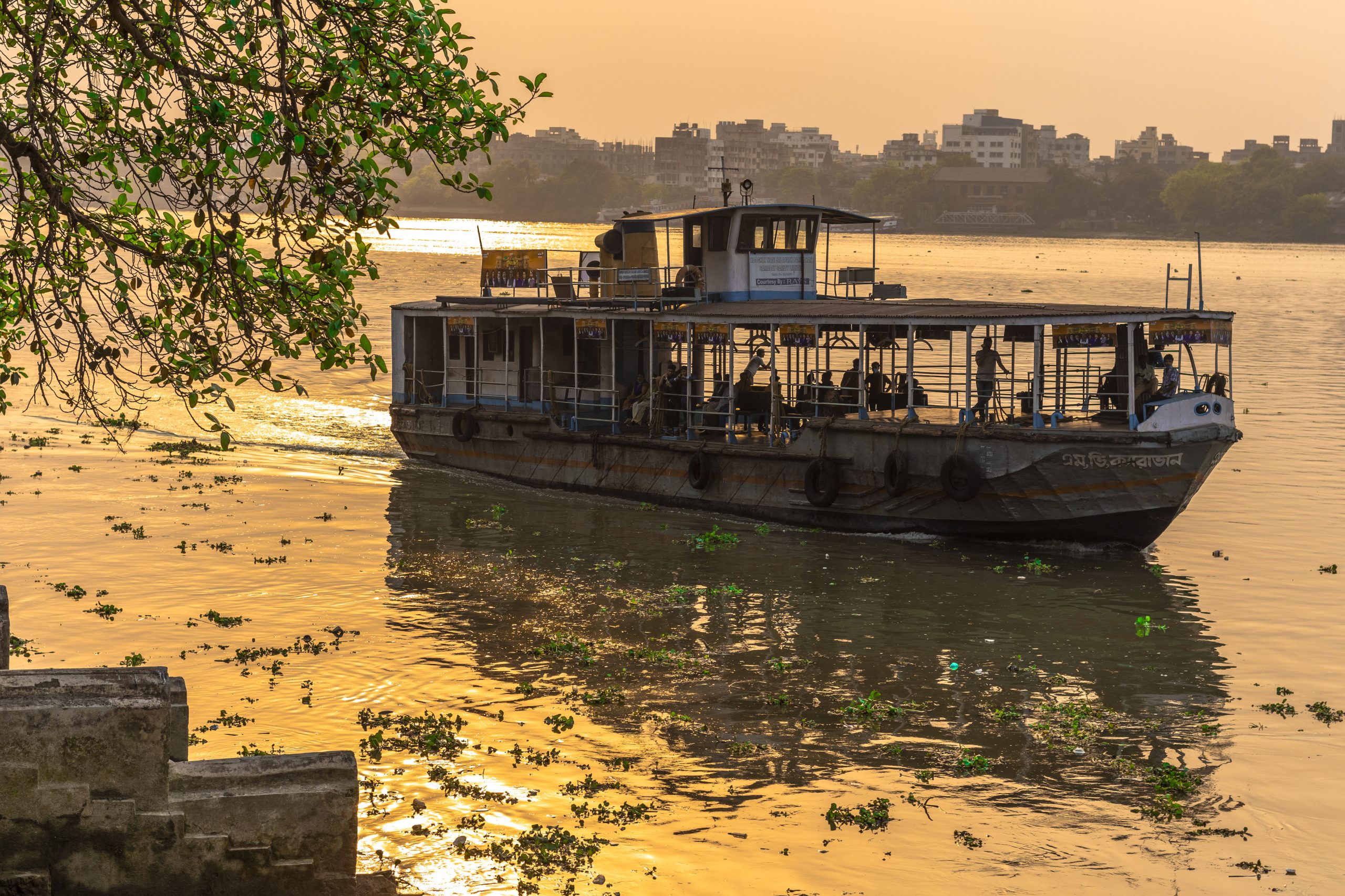 Passenger boat in Ganga river