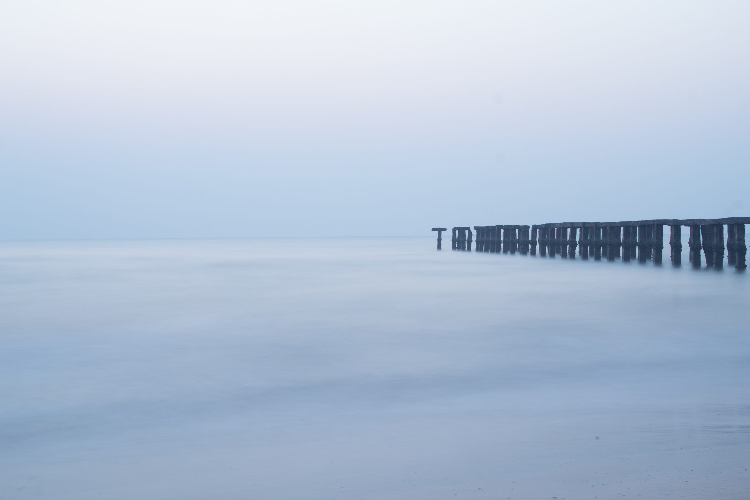 long exposure of sea