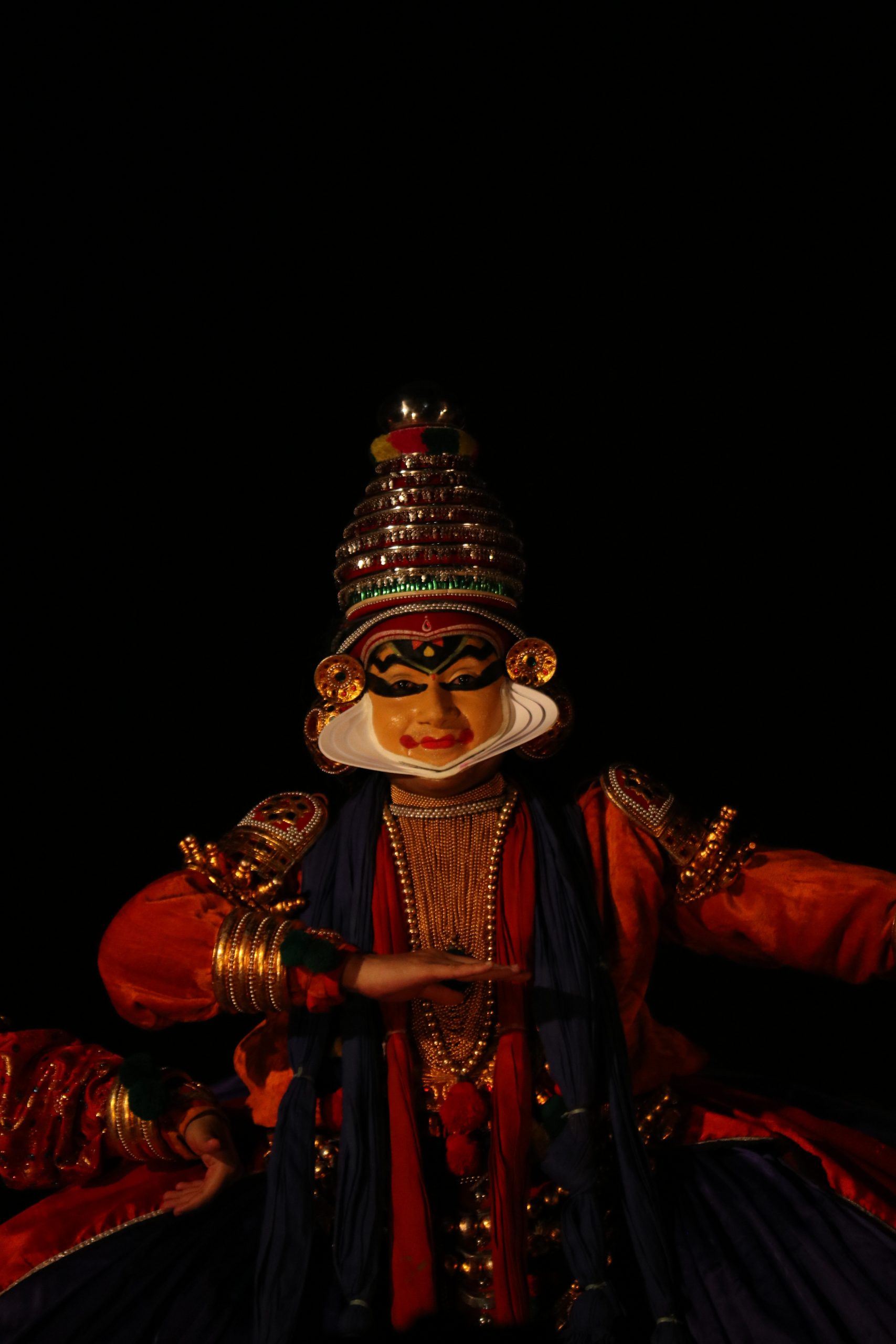 portrait of a kathakali artist