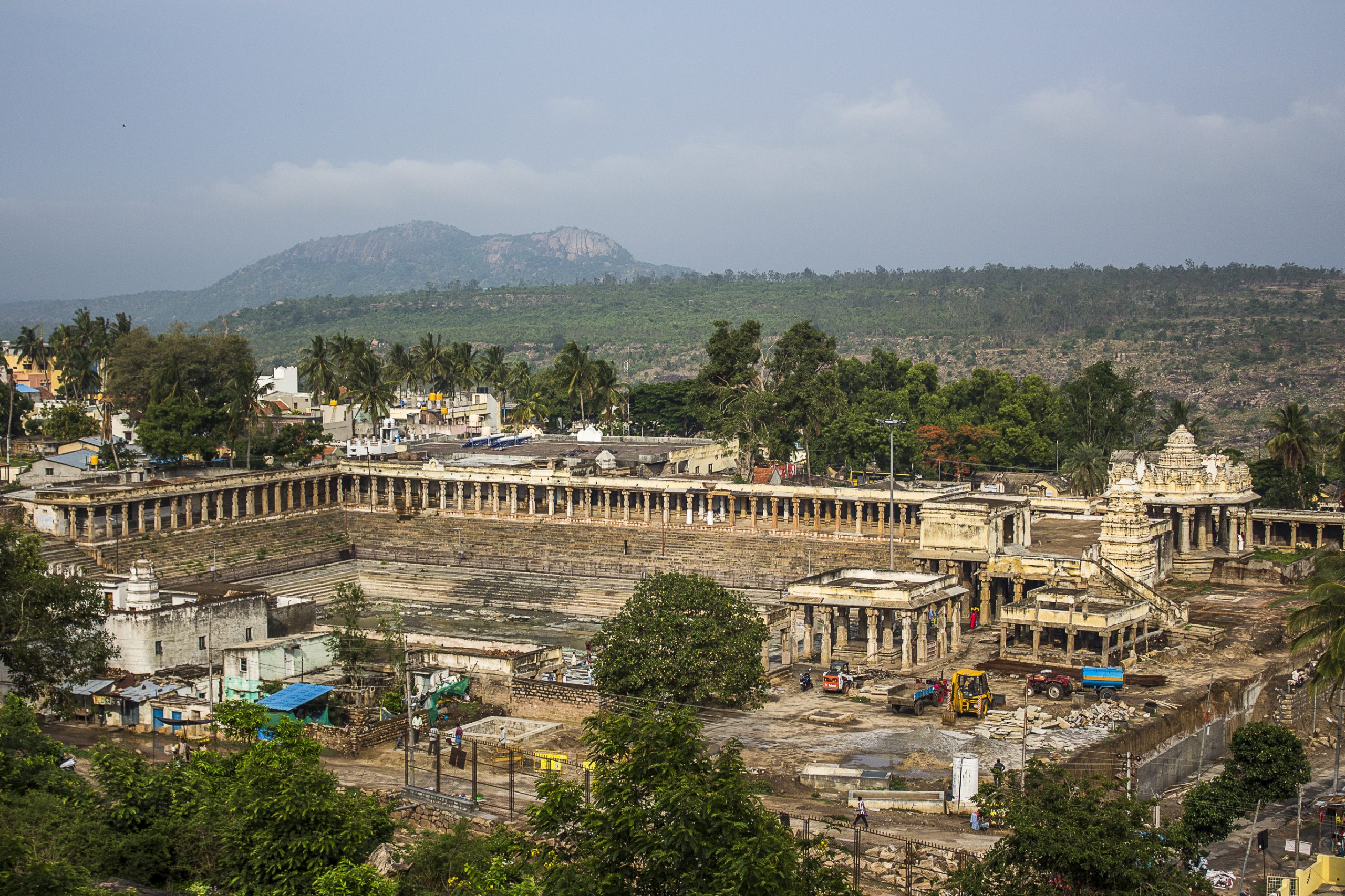 A view of Melukote Town in Karnataka