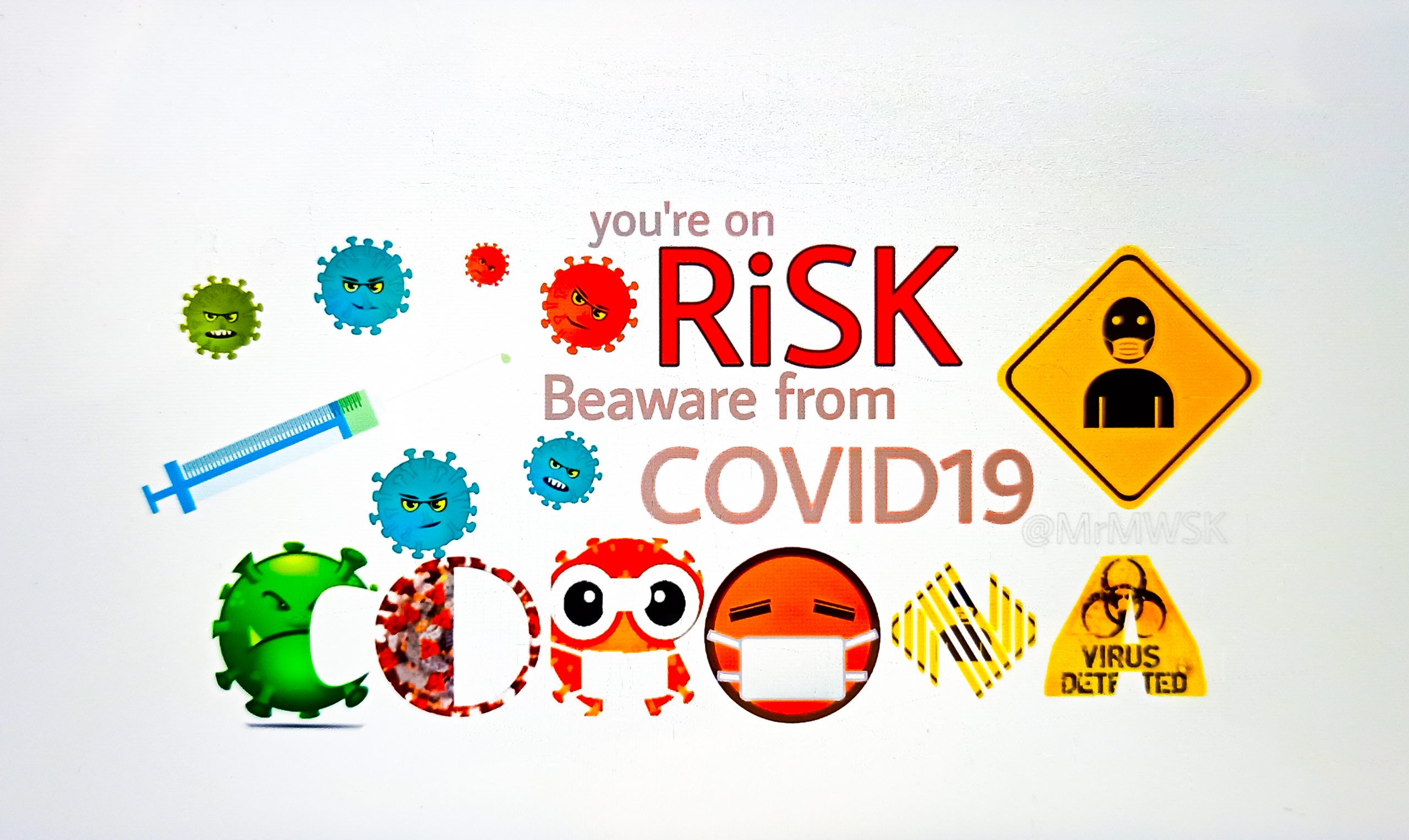 Covid-19 pandemic illustration