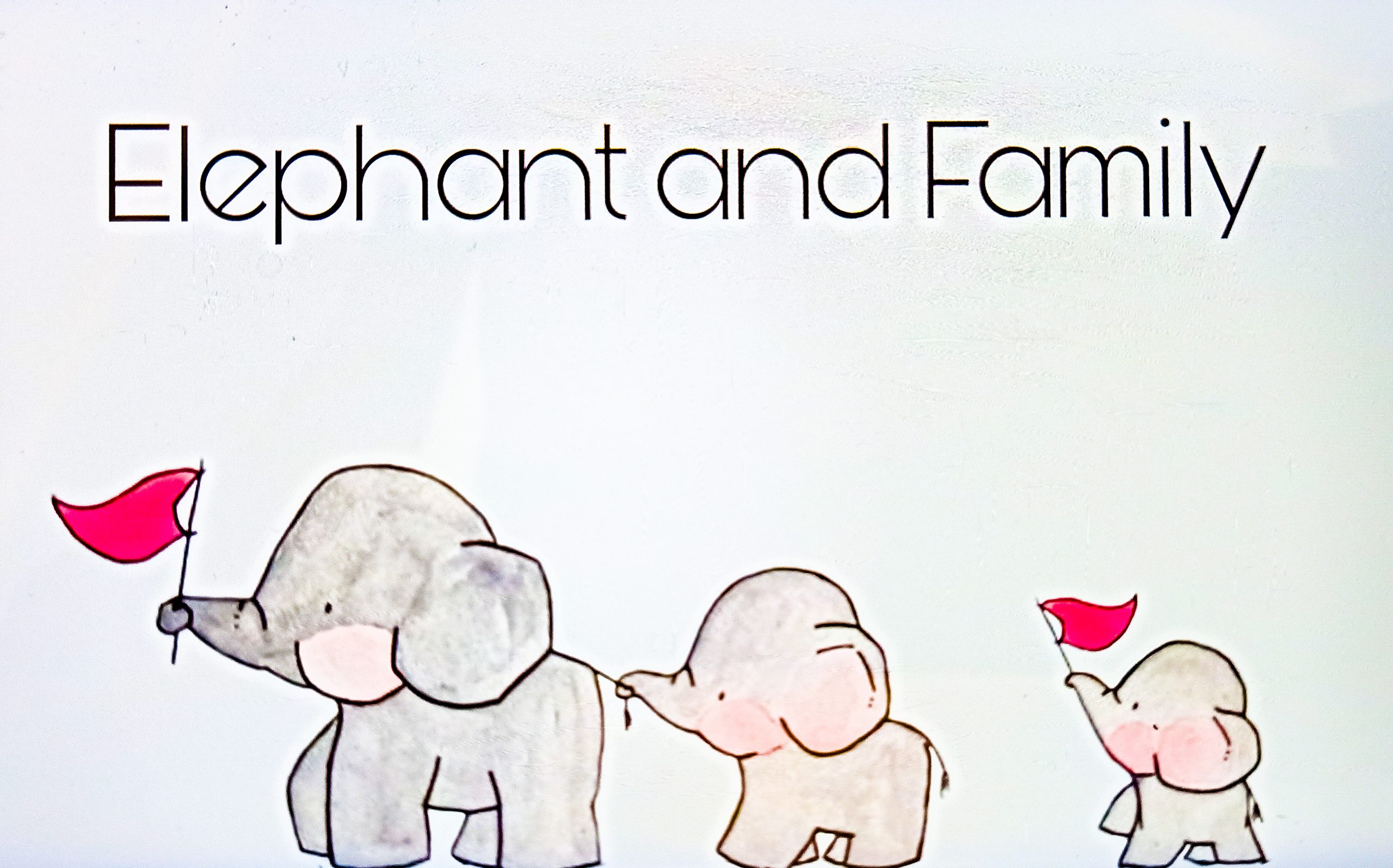 Elephant and Family