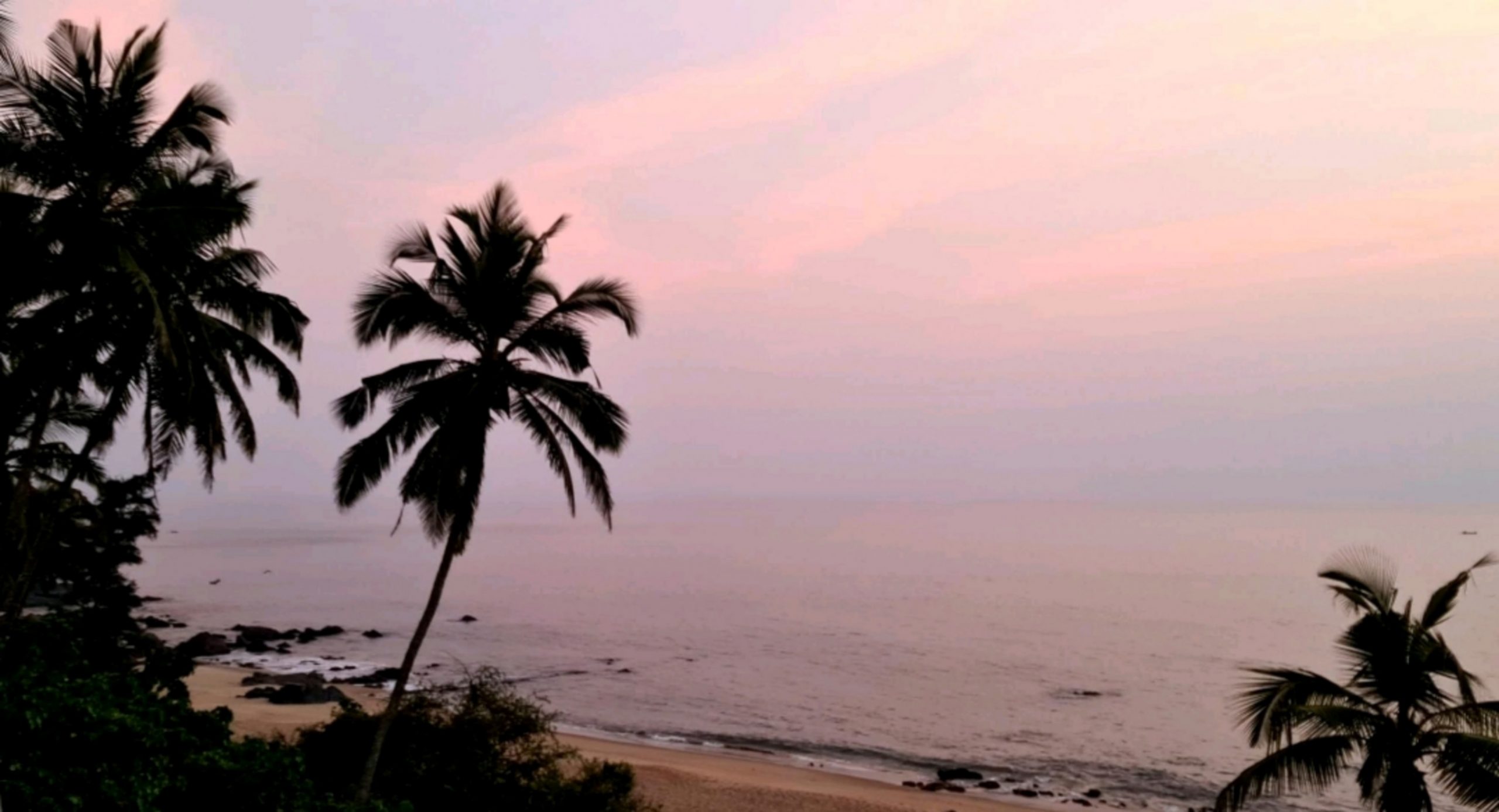 Evening view of beach