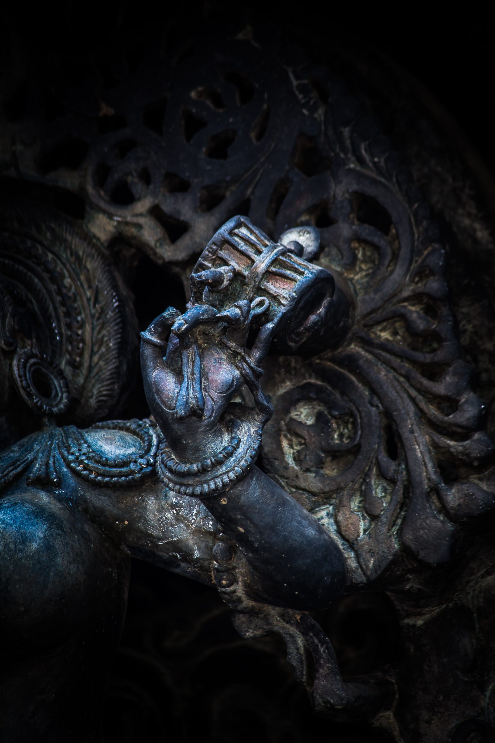 Ancient sculpture of Lord Shiva