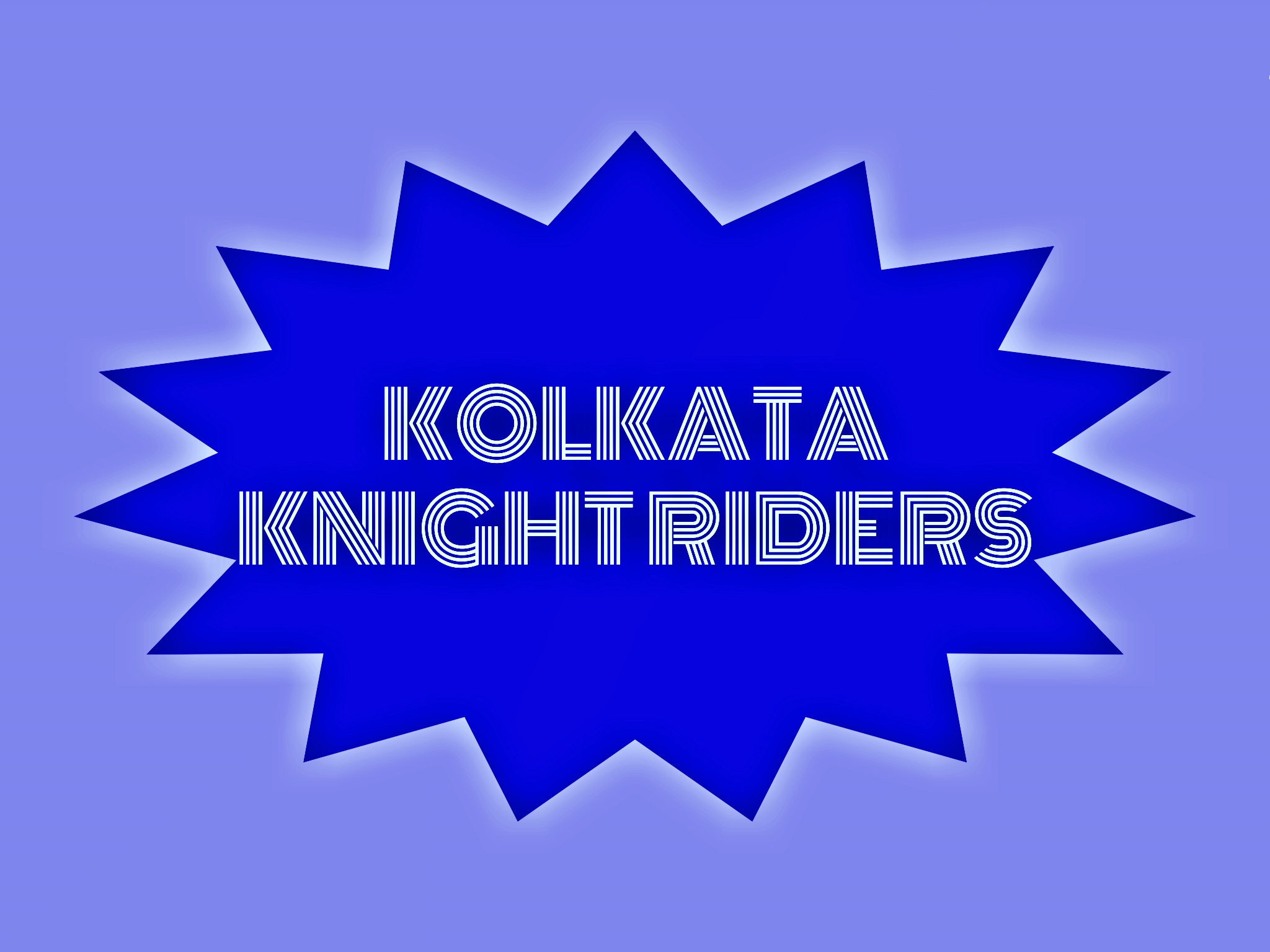 Kolkata Knight riders IPL team illustration