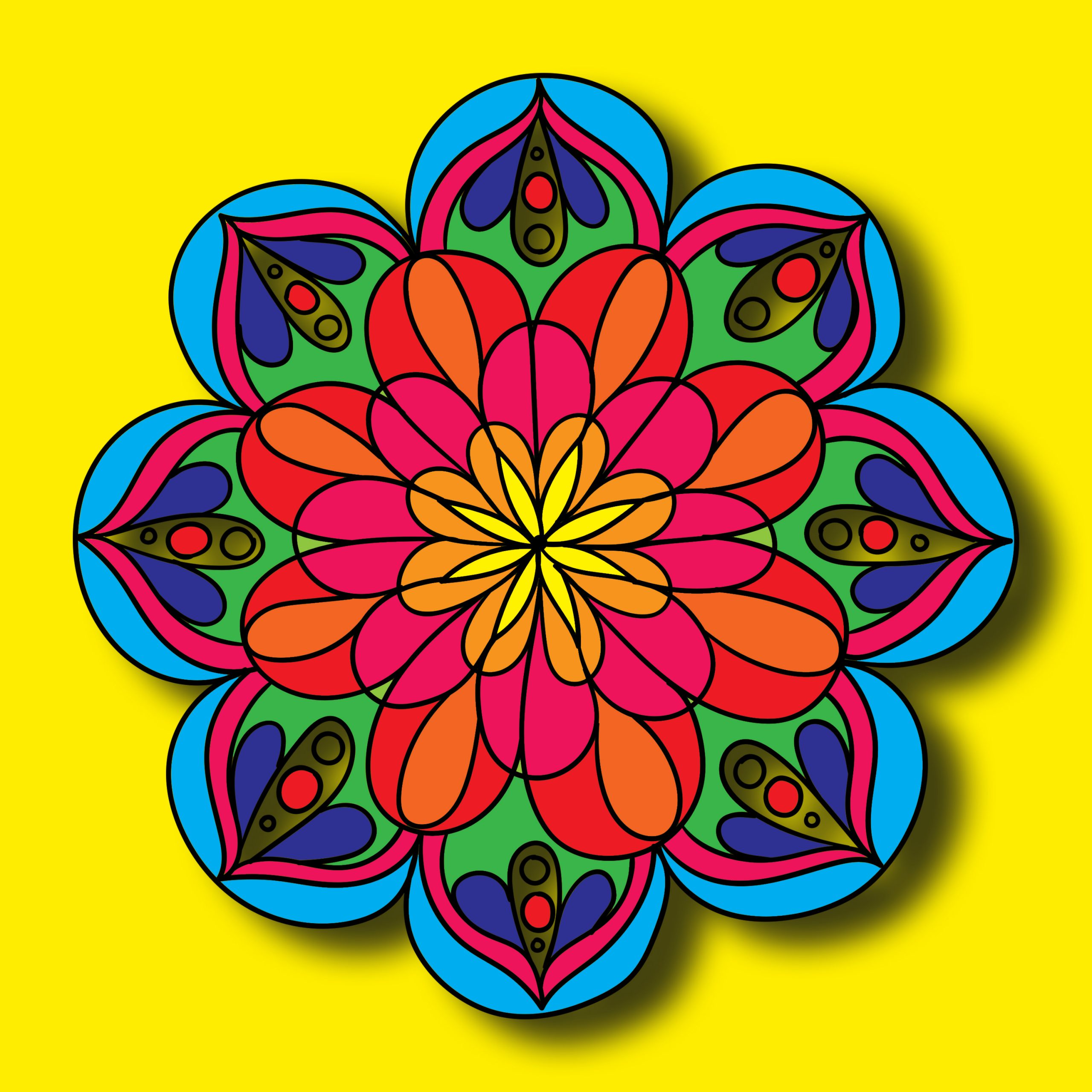 Mandala Design Illustration PixaHive