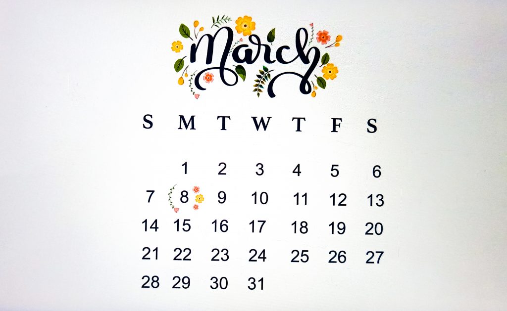 March Calendar Illustration - Free Image by Mohit Pareek on PixaHive.com