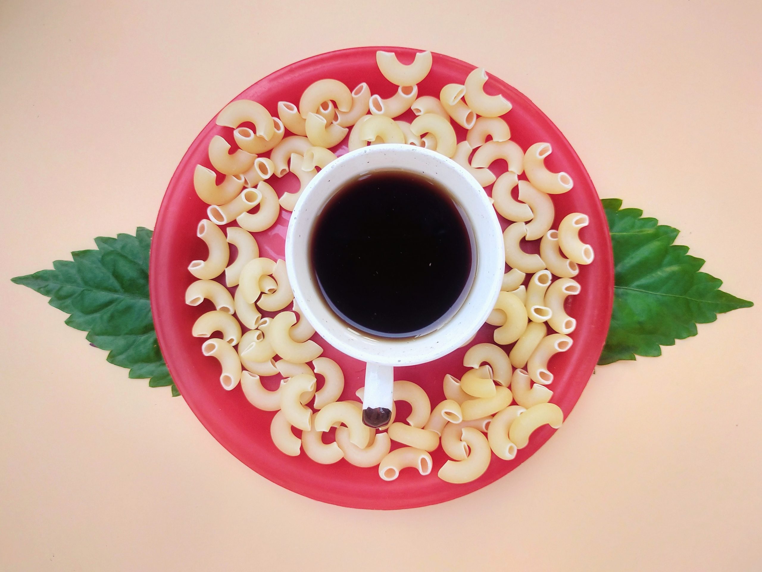 Pasta with Black tea