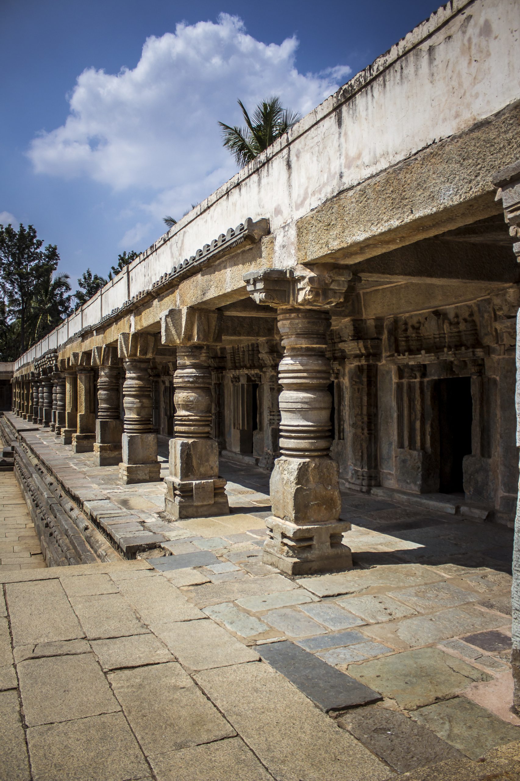 Pillars of an ancient building