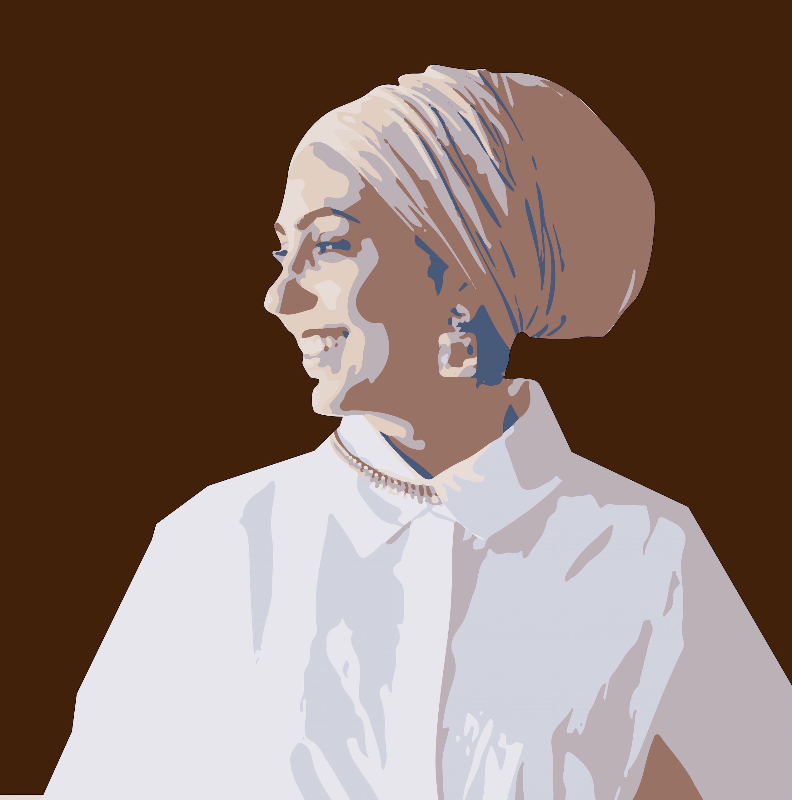 Portrait illustration of a woman