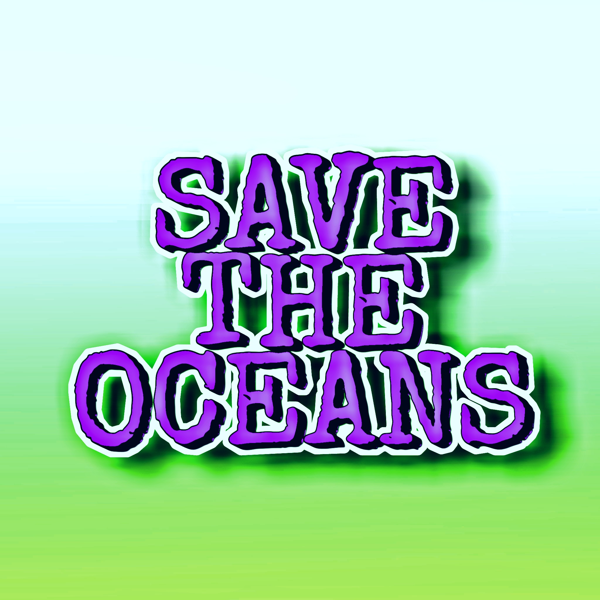 Save the ocean illustration