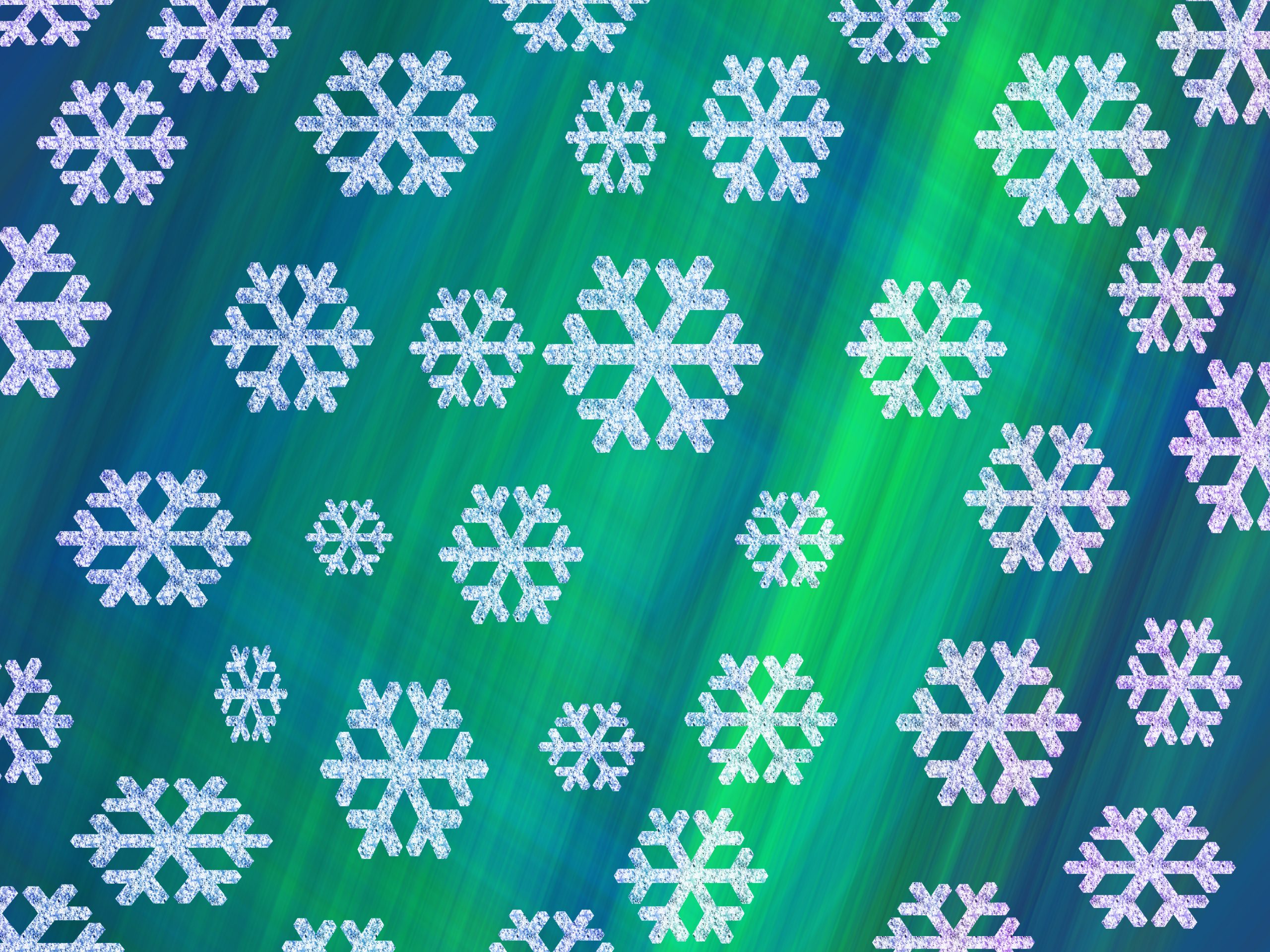 Snow flakes abstract illustration