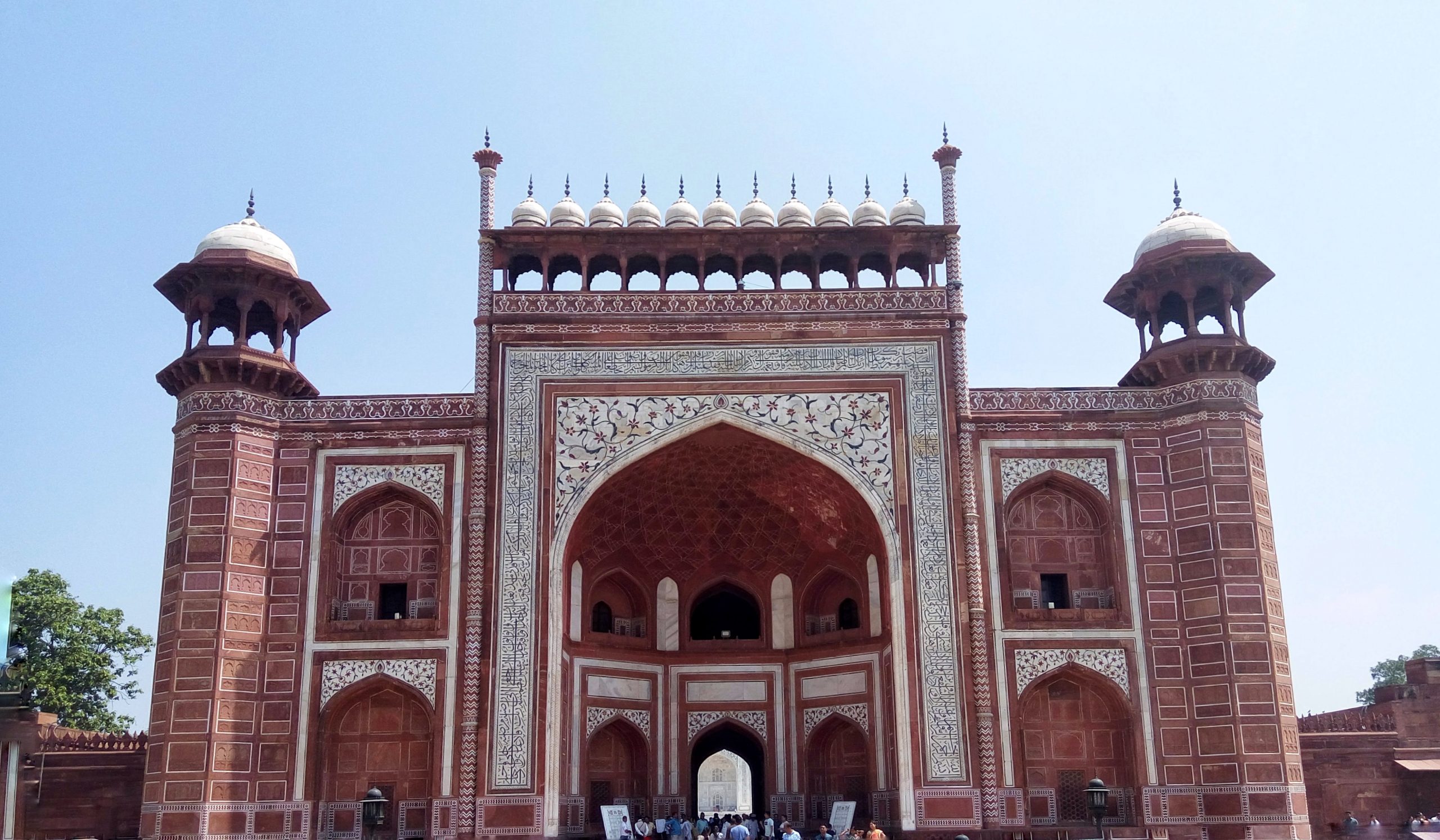 Entry gate of Taj Mahal in Agra