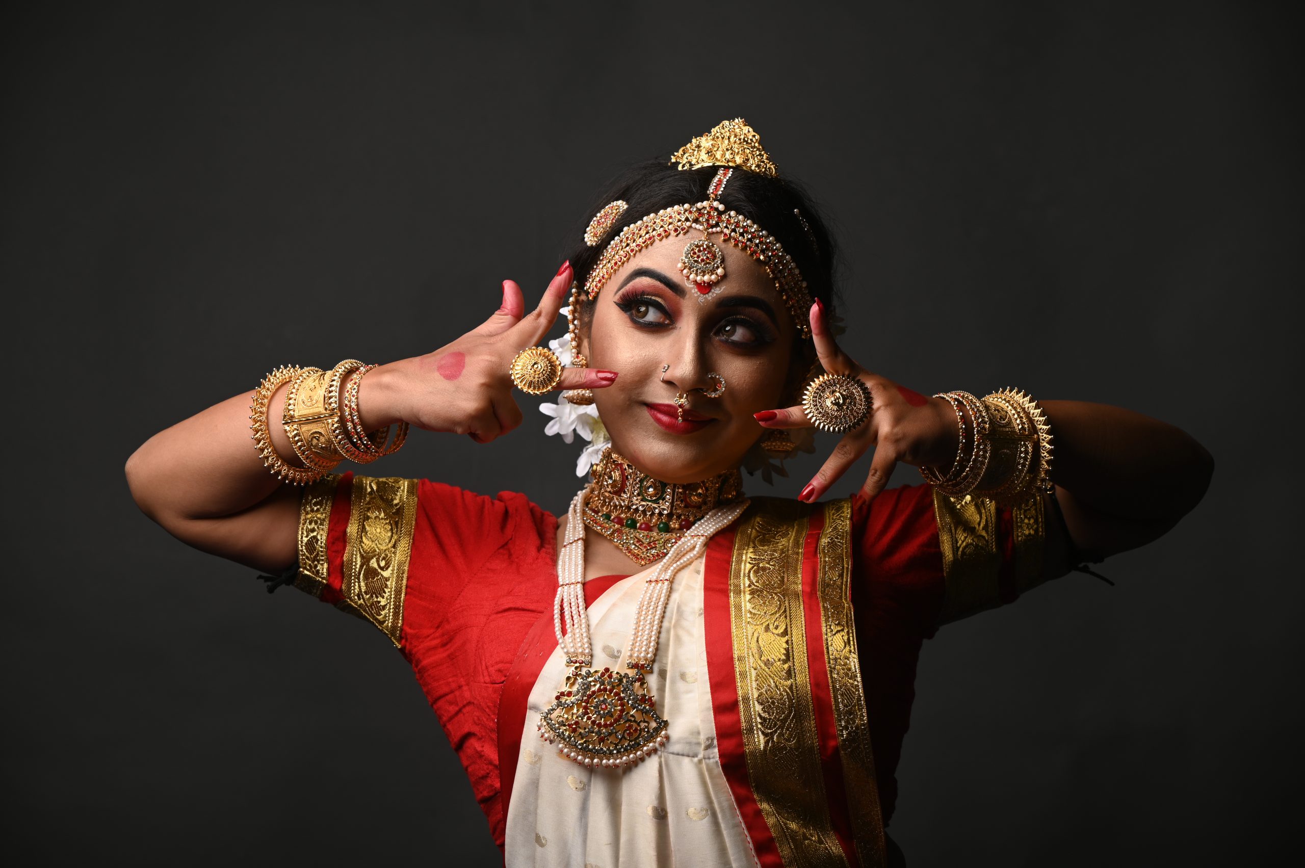 Dancer with expressions