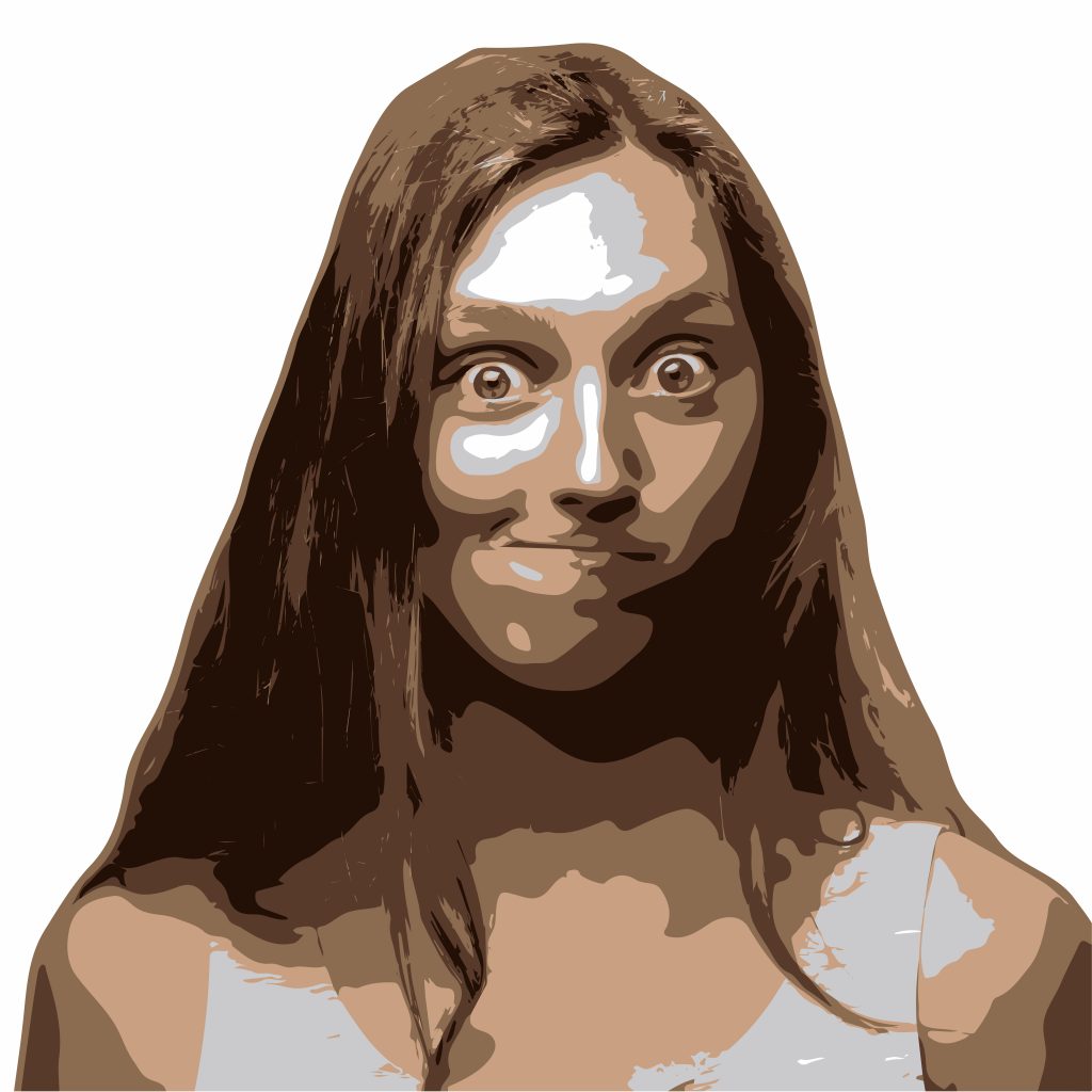 Funny girl Face Illustration PixaHive