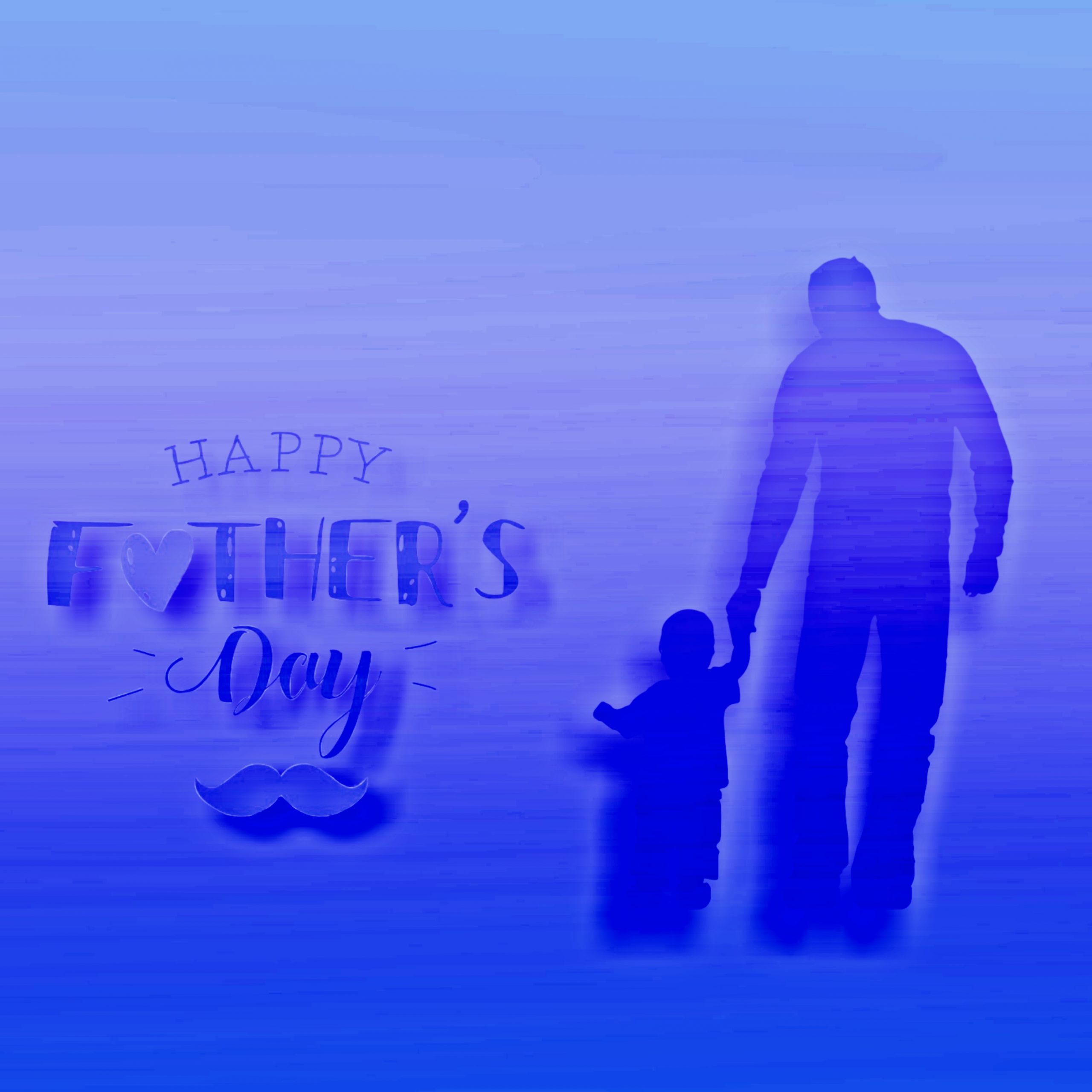 Happy father's day illustration