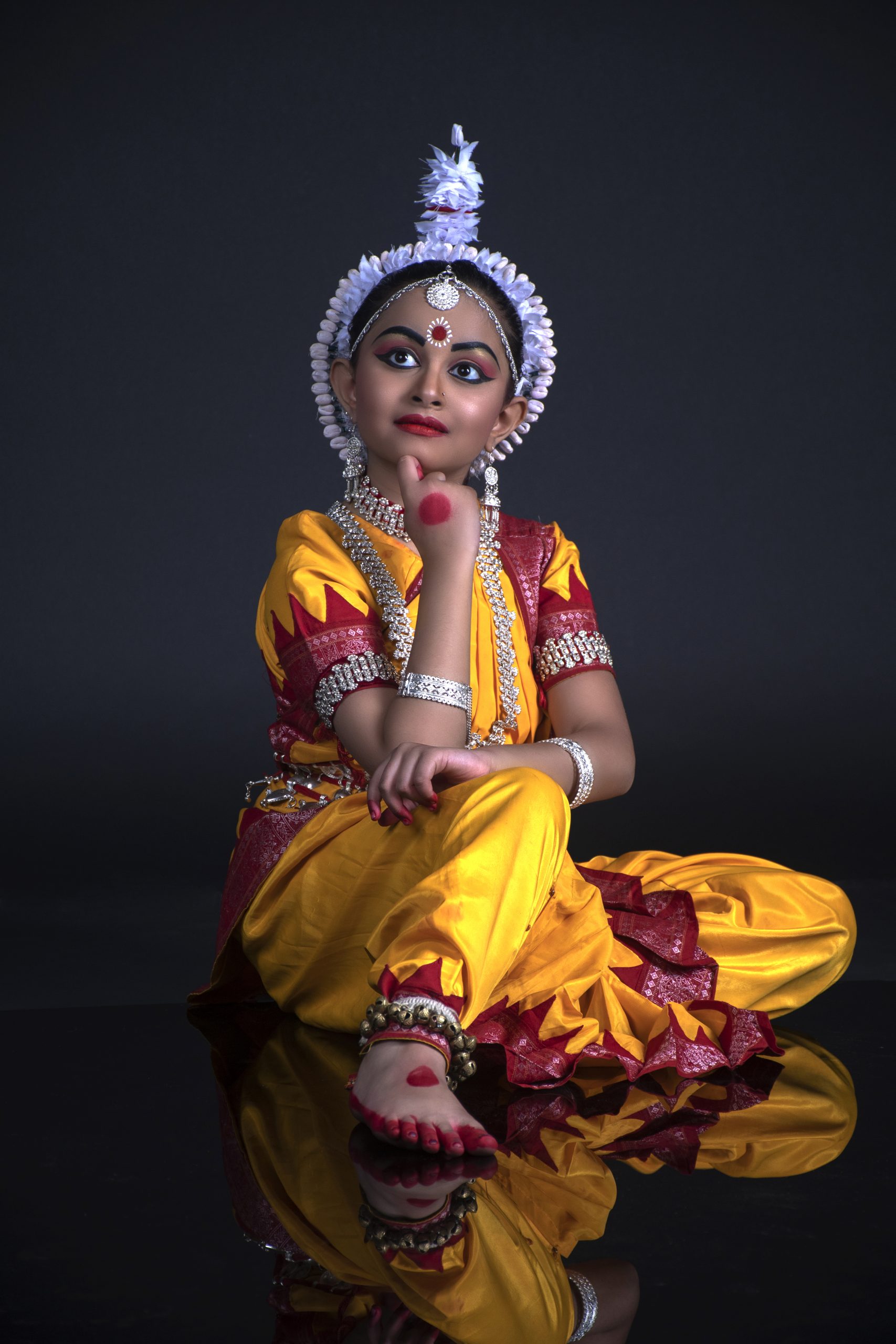 Little Bharatanatyam Dancer